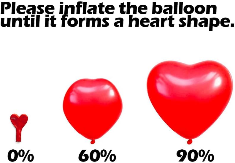 AFTERLOON® Biodegradable Balloons 24 pcs Onyx Black 12 Inch Heart Shaped, Thickened Extra Strong Natural Latex Helium Float, Proposal Marriage Love Baby Shower Gender Reveal Wedding Bridal