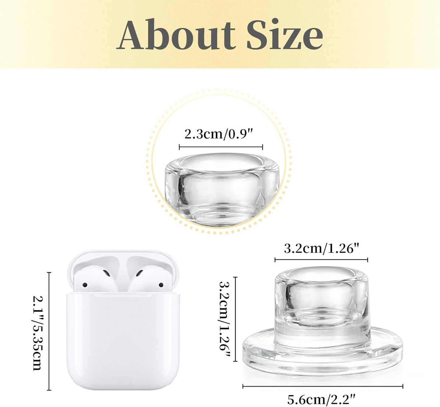 Hewory Glass Taper Candle Holders: 10 PCS Candlestick Holders Clear Short Tapered Candle Holder Set - Candle Stick Holder Decor for Table Centerpiece Wedding Party Advent Christmas Home Decorations