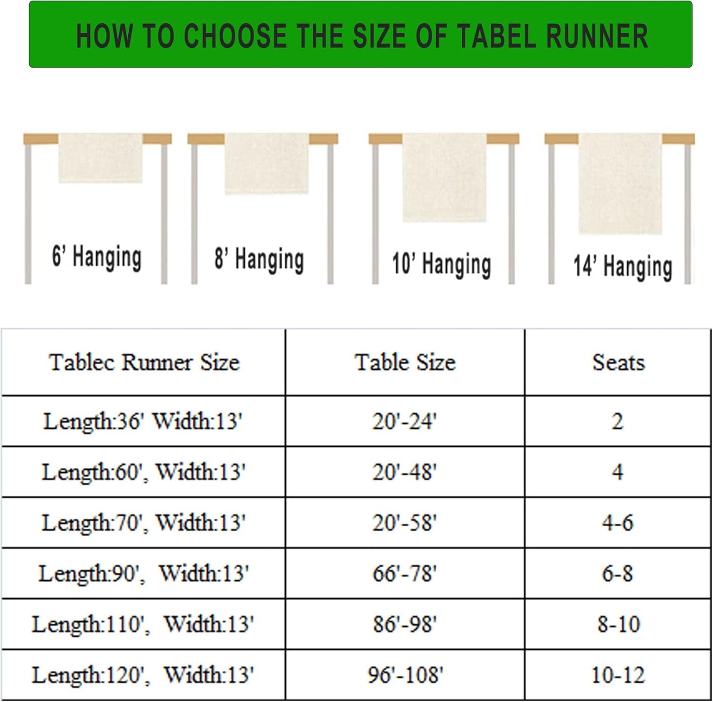 Chinoiserie Flower Table Runner, Seasonal Spring Fall Plants Blue Florals Dinner Runner for Home Kitchen Dining Table Party Holiday Decoration 13"x36"