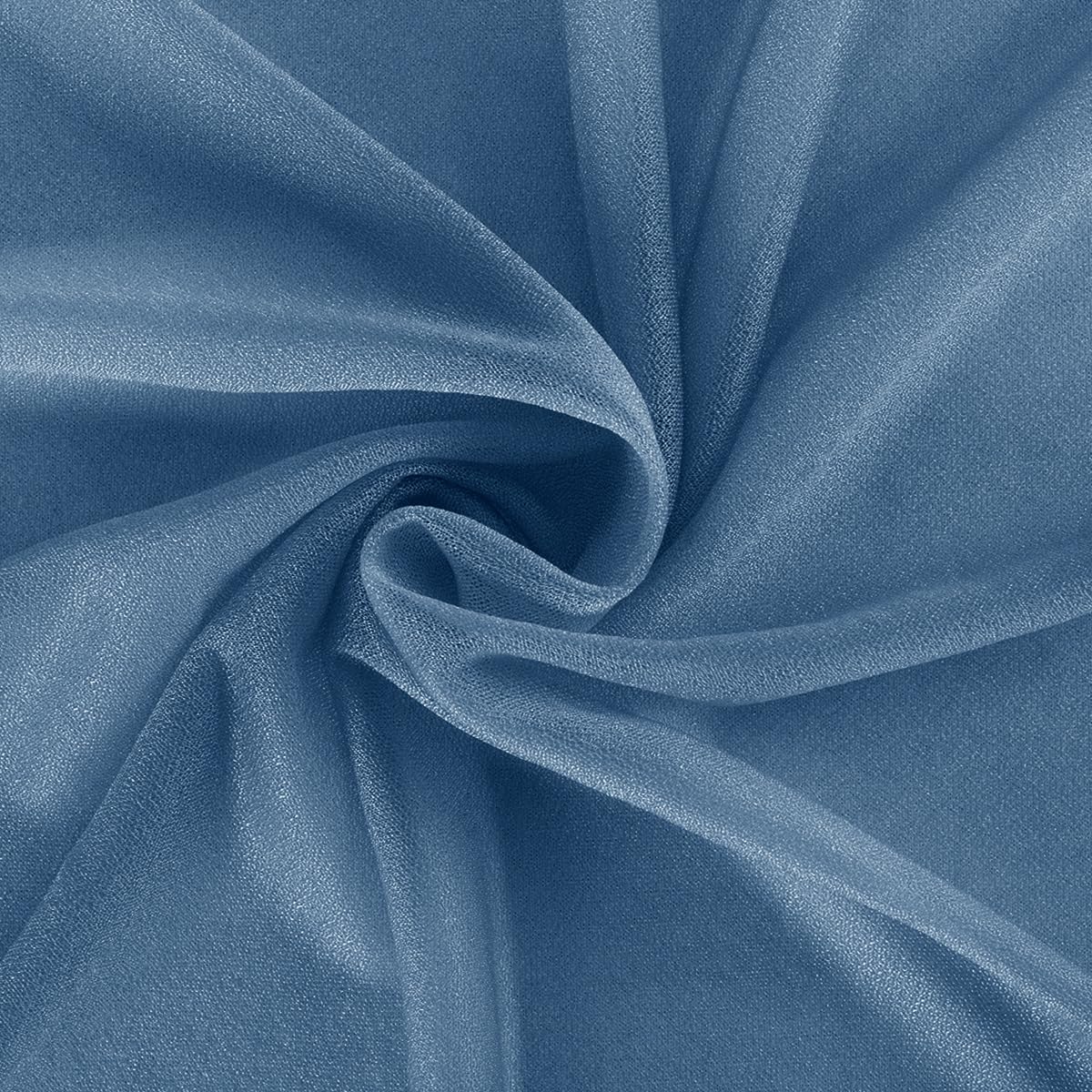 Fall Dusty Blue 2 Panels Wedding Arch Draping Fabric 29" x 20Ft Sheer Drapes Outdoor Curtain for Wedding Party Baby Bridal Shower Arch Ceiling Backdrop Decor