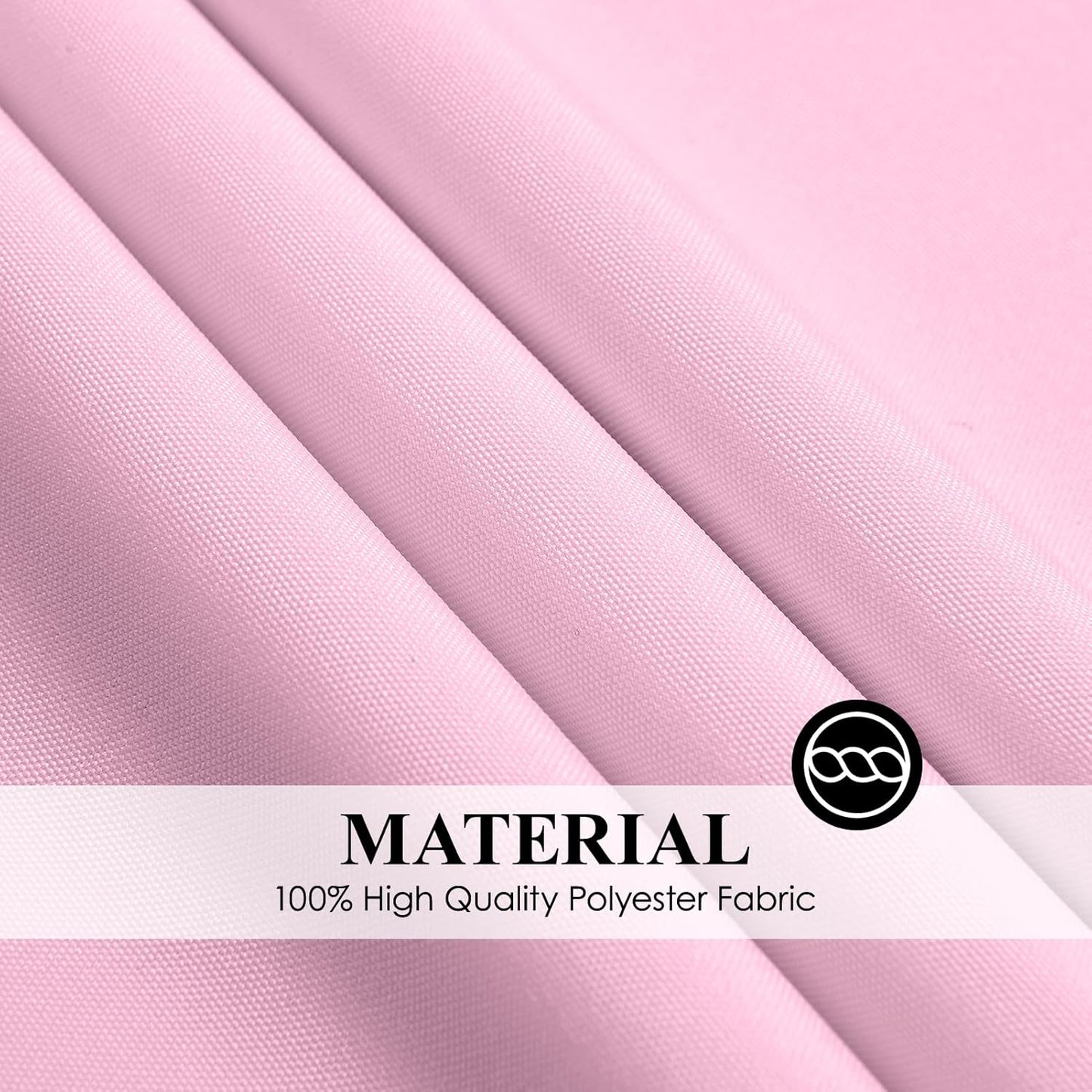 Round Tablecloth 2 Pack 90 Inch Pink Tablecloths Washable Decorative Linen Polyester Table Clothes Cover for Dining Table Banquets Buffet Parties and Wedding