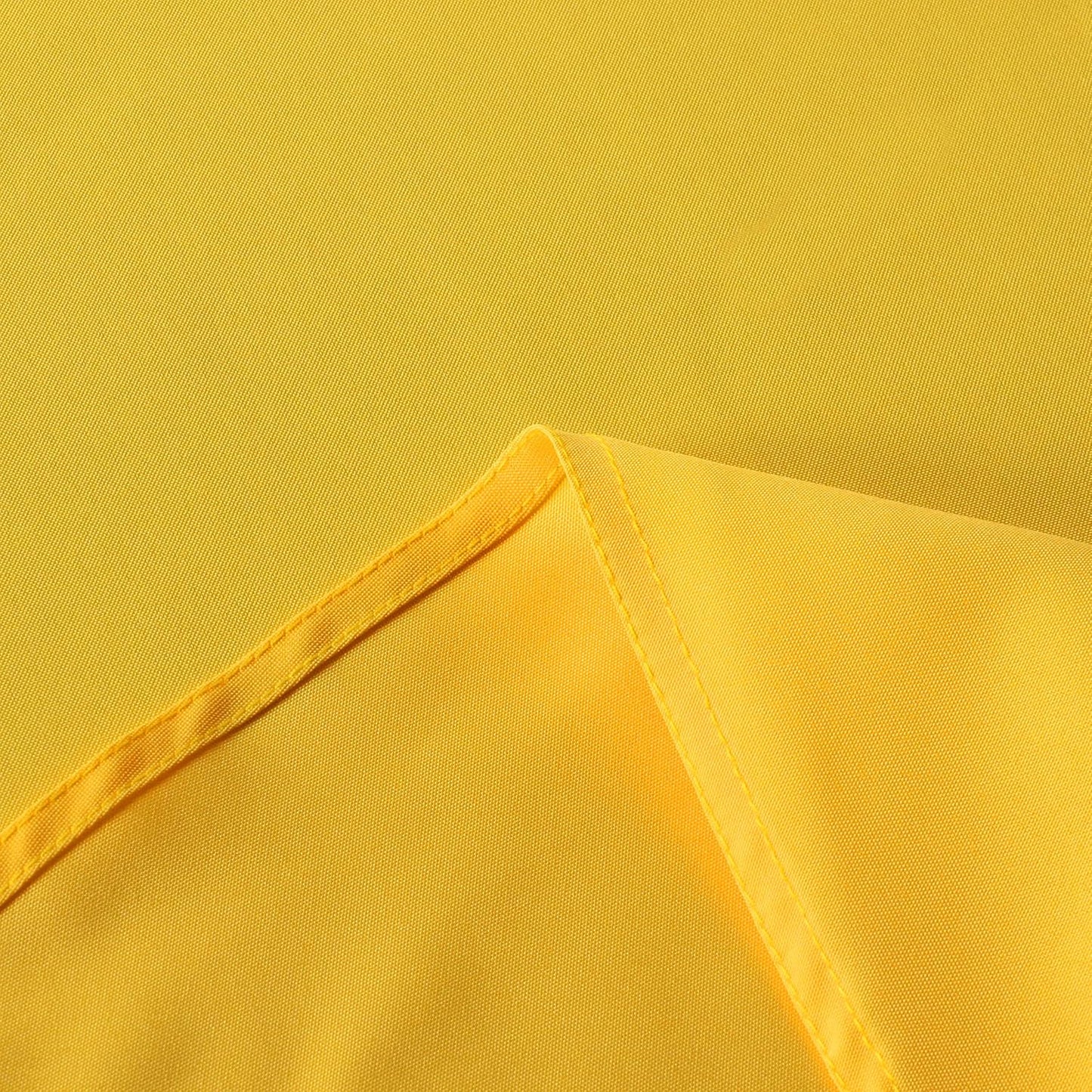 sancua Round Tablecloth - 80 Inch - Water Resistant Spill Proof Washable Polyester Table Cloth Decorative Fabric Table Cover for Dining Tables, Buffet Parties and Camping, Yellow
