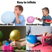 AFTERLOON® Biodegradable Balloons 24 pcs Pearlized Light Green 10 Inch, Pearlescent Thickened Extra Strong Natural Latex Helium Float, Colorful Bulk Color ballon Globos Para Decoration De Fiestas Kids