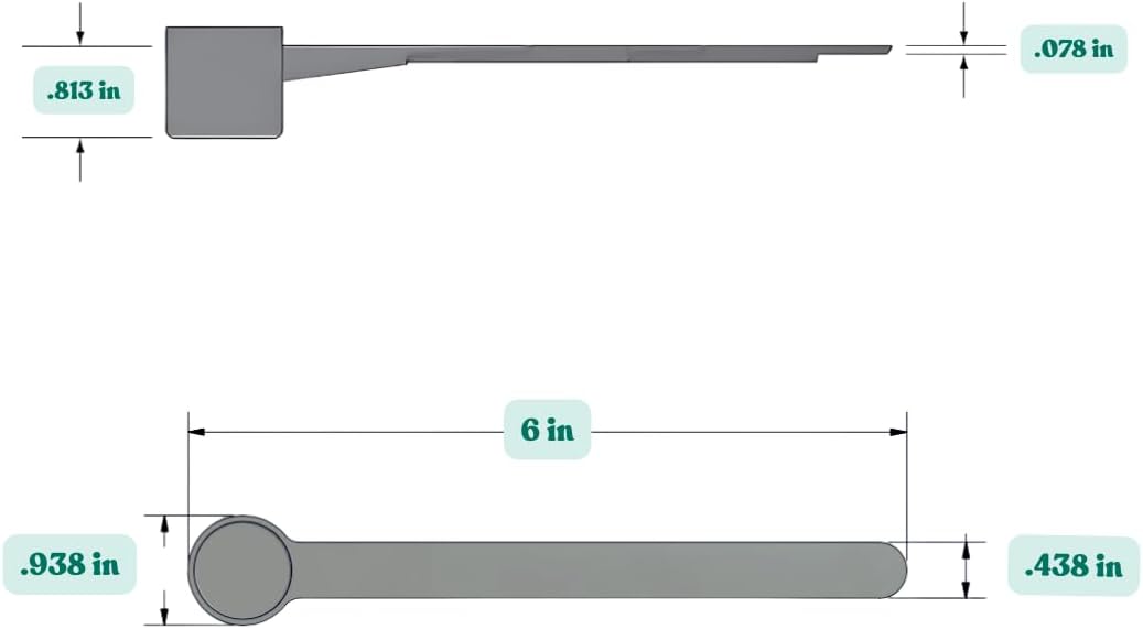 6.5 mL (6.5 CC) Long Handle Scoop for Measuring Coffee, Pet Food, Grains, Protein, Spices and Other Dry Goods (Pack of 25)