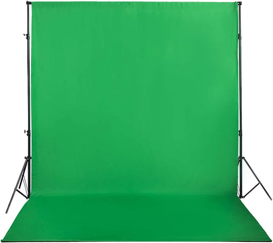 Green Screen Backdrop 5x7ft Photo Backdrop Chromakey Muslin Portrait Green Backdrop for PS Keying/Video Creation/Studio Portrait Shoots