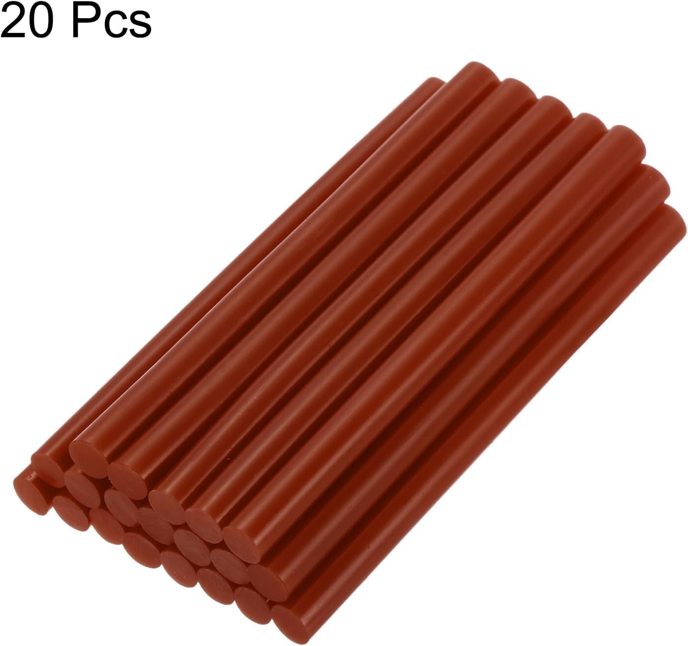 uxcell 20pcs Hot Glue Sticks for Glue Gun 11mm/0.43-inch x 8-inch Mini Hot Melt Adhesive Glue Stick Dark Brown