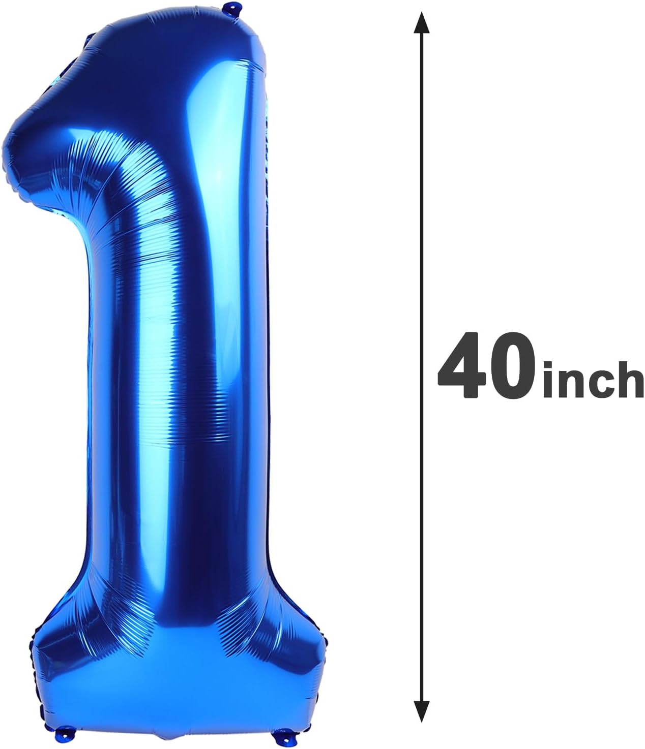 Navy Blue Jumbo Number 21 Balloon 40 Inch, Boy Girl 21 Birthday Supplies, Foil Helium 21 Birthday Giant Balloon, Mylar Blue Number Balloons Anniversary Decorations
