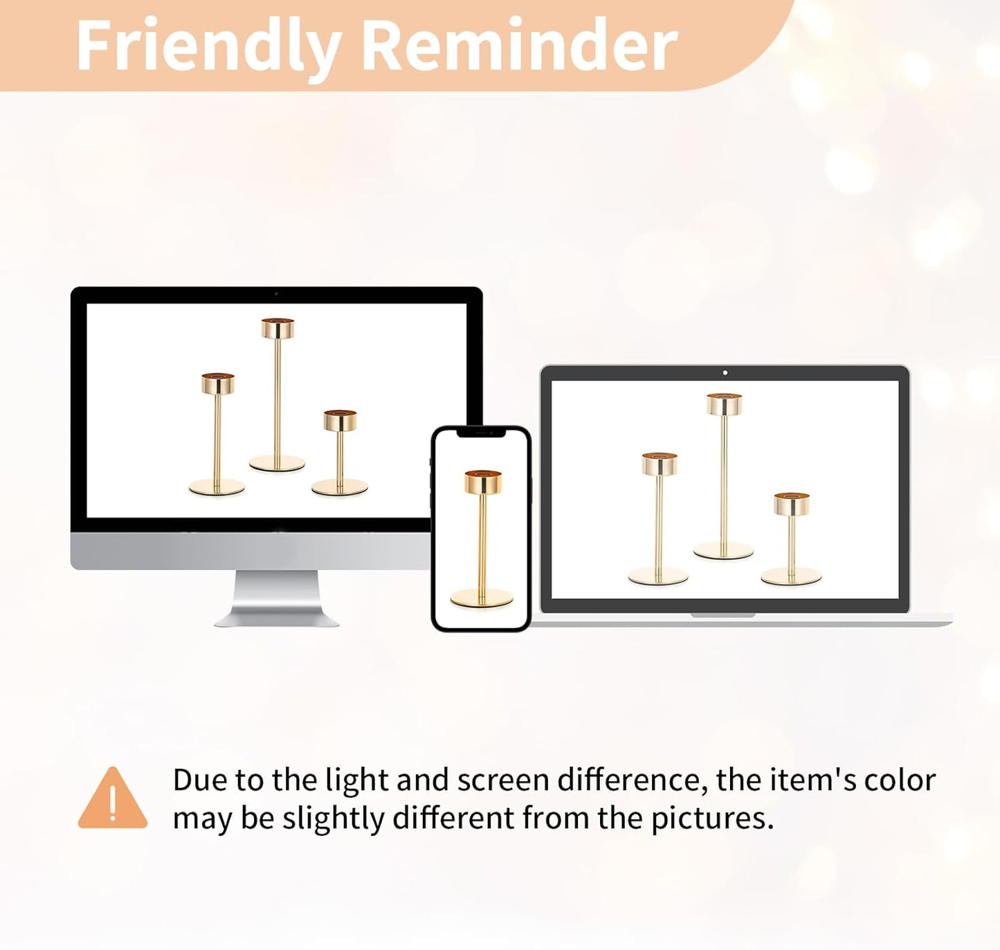NUPTIO Hurricane Candlestick Holders for Centerpiece: Gold Taper Candles Stick Holders with Clear Glass Chimney - Tall Candleholder Set of 3 for Birthday Party Outdoor Decor