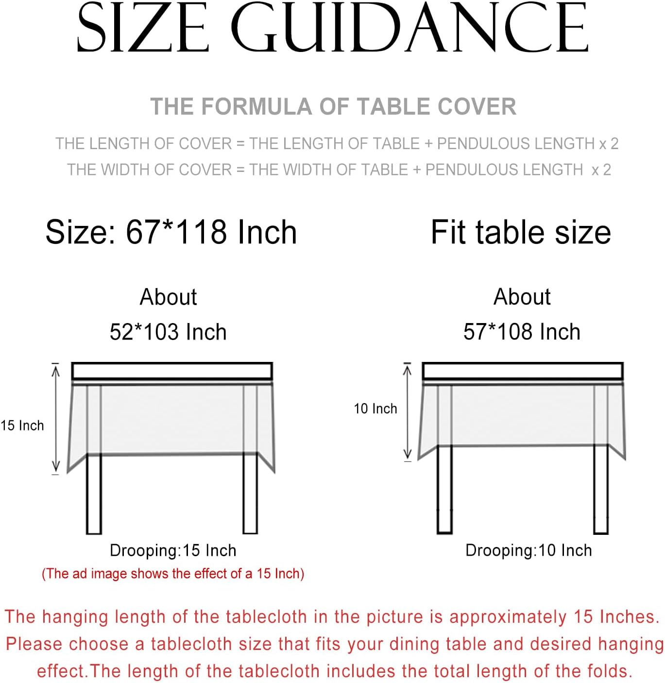patdrea Designer French Linen Extra Long Tablecloth for Rectangle Table,Beige Anti-Wrinkle Floral Farmhouse Table Cloth,Decor Covers for Kitchen Dining,Party,Christmas,Thanksgiving,67"x118"-Fram