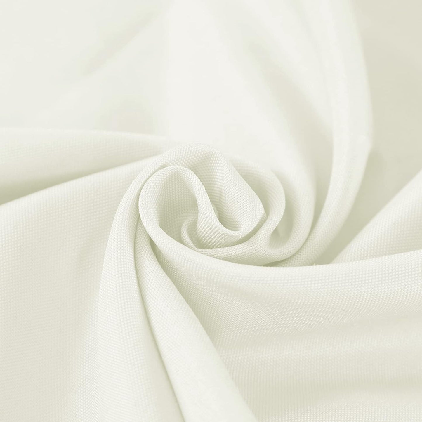 Fokitut 6 Pack Waterproof Rectangle Tablecloth, 90x132 Inch,Stain Resistant and Wrinkle Polyester Table Cloth, Fabric Table Cover for Kitchen Dining, Wedding, Party, Holiday Dinner-Ivory