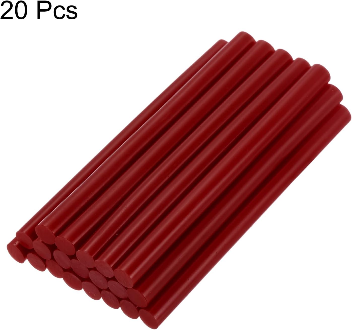 uxcell 20pcs Hot Glue Sticks for Glue Gun 11mm/0.43-inch x 4-inch Mini Hot Melt Adhesive Glue Stick Wine Red
