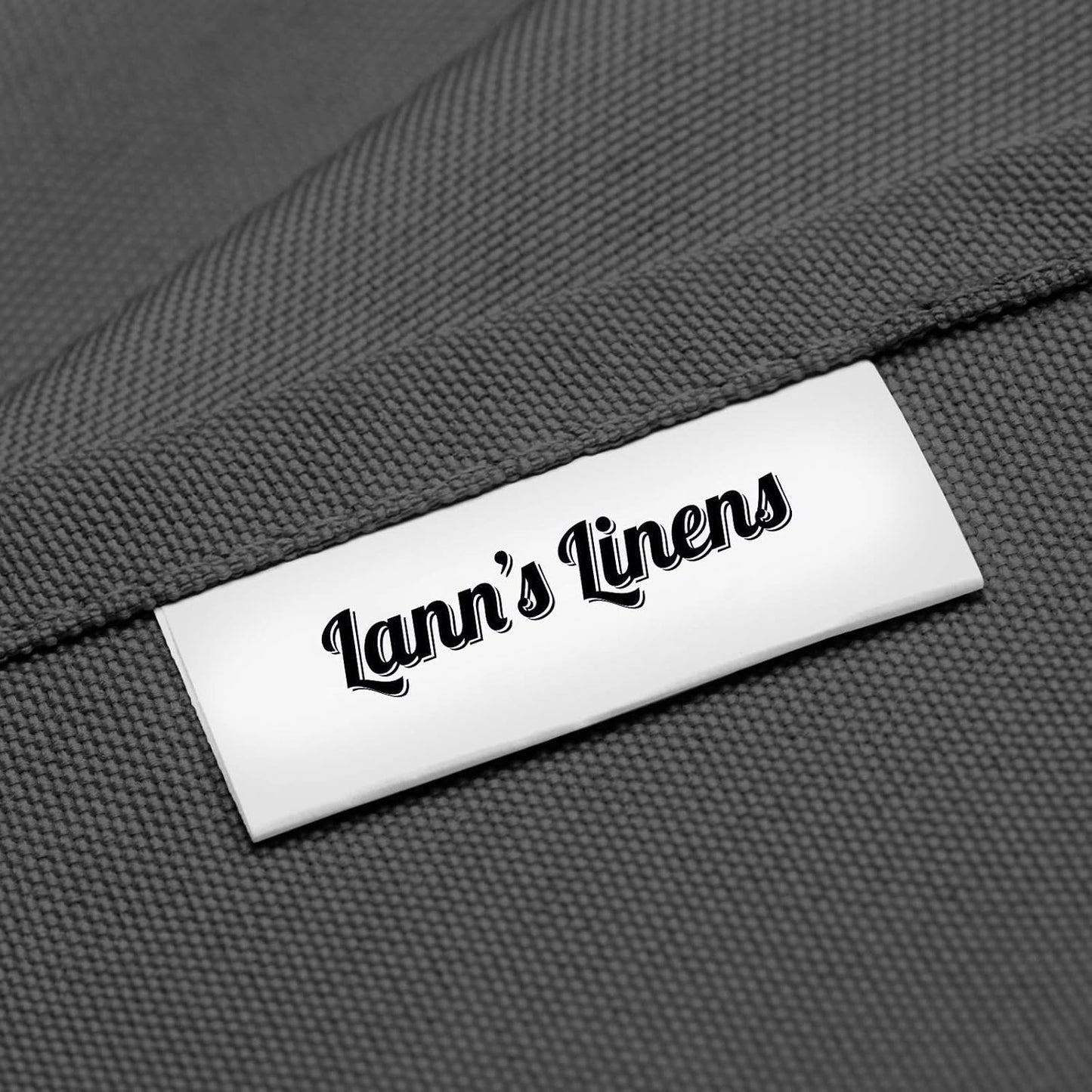 Lann's Linens - 10 Premium 132" Round Tablecloths for Wedding/Banquet/Restaurant - Polyester Fabric Table Cloth - Dark Gray