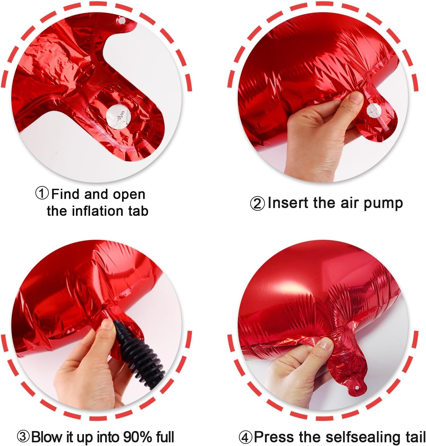 Number Balloon 40 Inch Red 2 Balloon, Number 2 Balloon Two Second 2nd Birthday Party Supplies, 12 21 22 23 25 28 Birthday New Years 2025 Eve Graduations Decorations