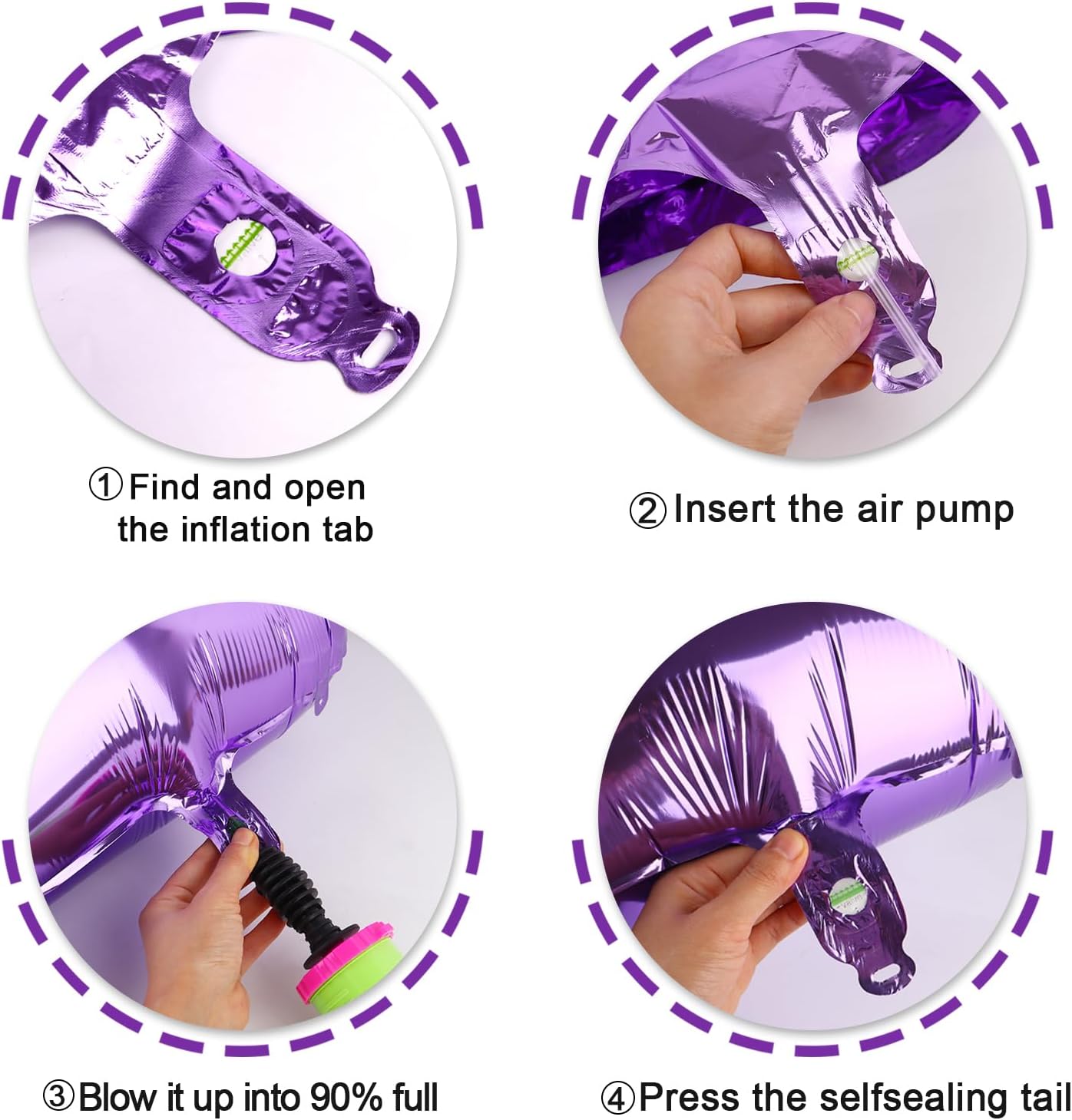 Giant Purple Number 2 Balloon Number 40 Inch, 2025 Number Balloons 2 Birthday Supplies, 2nd 12 22 32 62 Year Old Birthday Party Celebration, Second Purple Balloons Graduations Anniversary Decorations