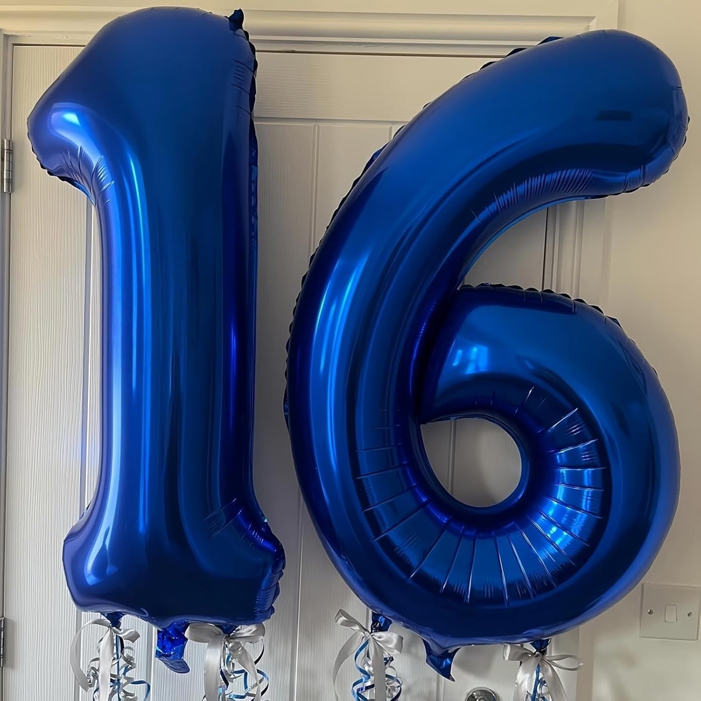 Navy Blue 3 Balloon Number,40 Inch Number 3 Balloon Big Dark Blue 3 Foil Mylar Helium Balloon for Birthday Party Decorations