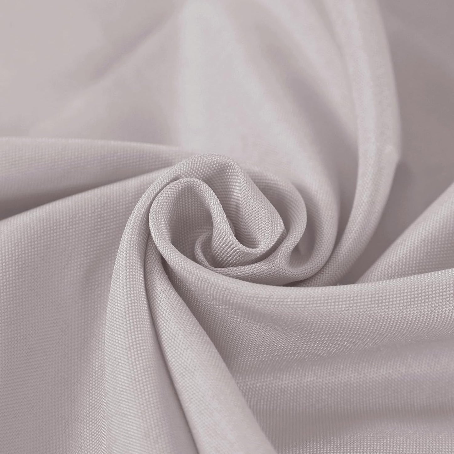 Fokitut 2 Pack Waterproof Round Tablecloth, 90 Inch, Stain Resistant and Wrinkle Polyester Table Cloth, Fabric Table Cover for Kitchen Dining, Wedding, Party, Holiday Dinner-Silver