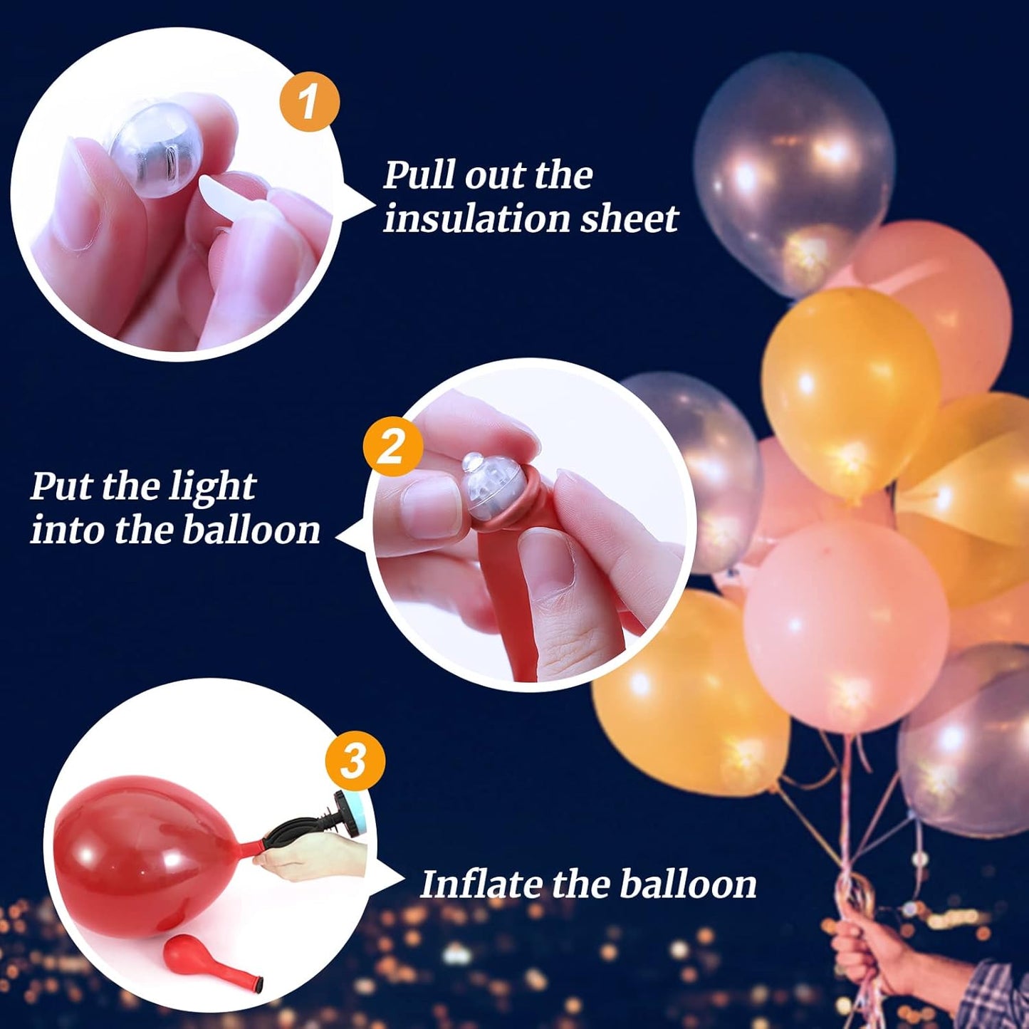 100PCs Mini Led Lights, Led Balloons Light for Neon Party Lights, Paper Lanterns, Easter Eggs, Birthday Party, Wedding, Halloween, Christmas Decoration (Glow Steadily Green)