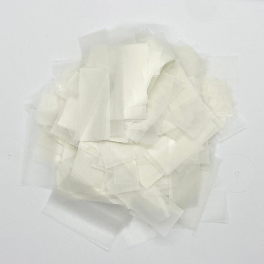 Biodegradable Dissolving Rice Paper Confetti –Rectangular Flame-Resistant and Water-Soluble Paper Confetti for Cannon and Launcher use – Best for Celebrations - 1 lb, 16 oz