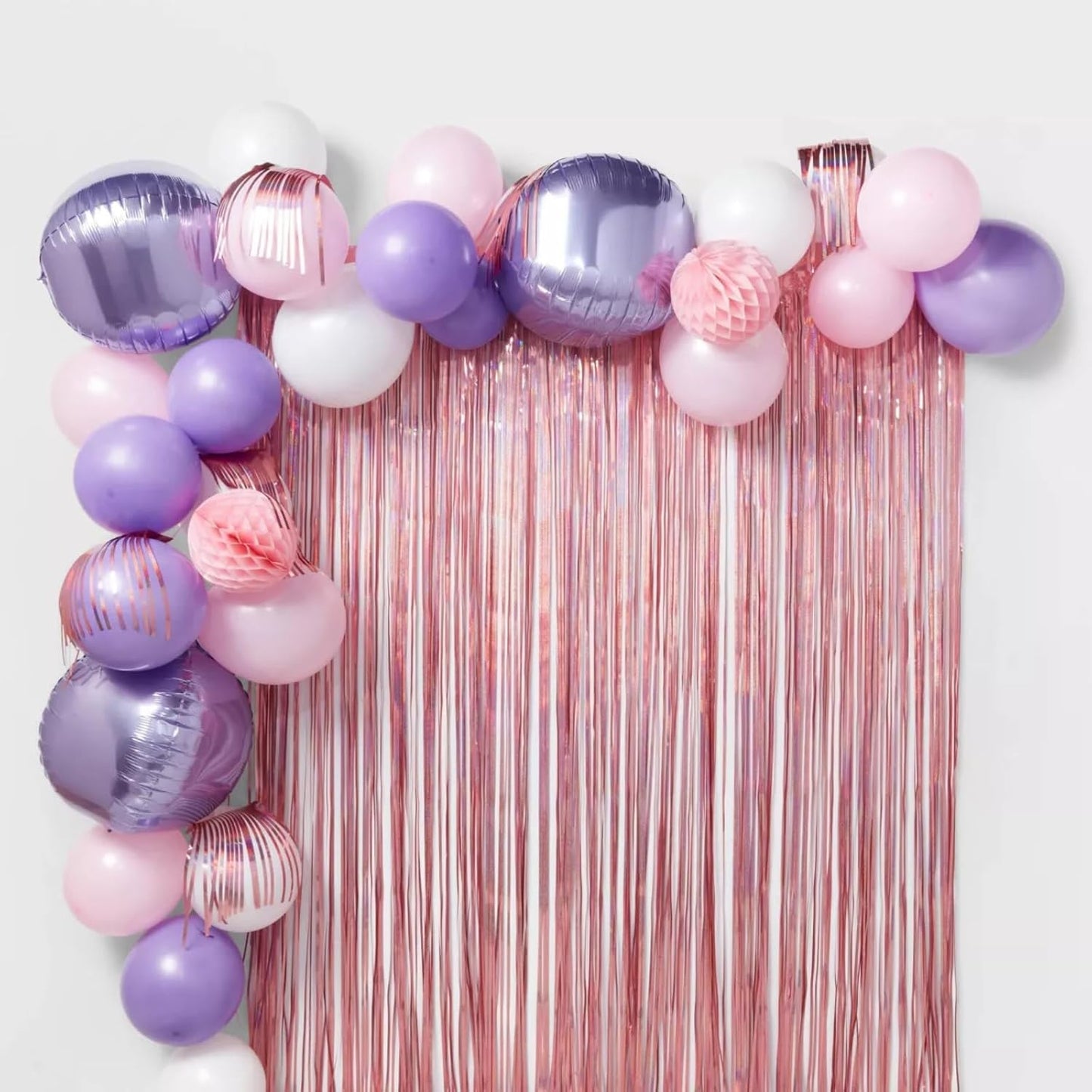 6Pcs Purple Round Foil Balloons,Giant 4D Round Ball Balloon,22 Inch Metallic Purple Balloons for Birthday Wedding Prom Party Decorations