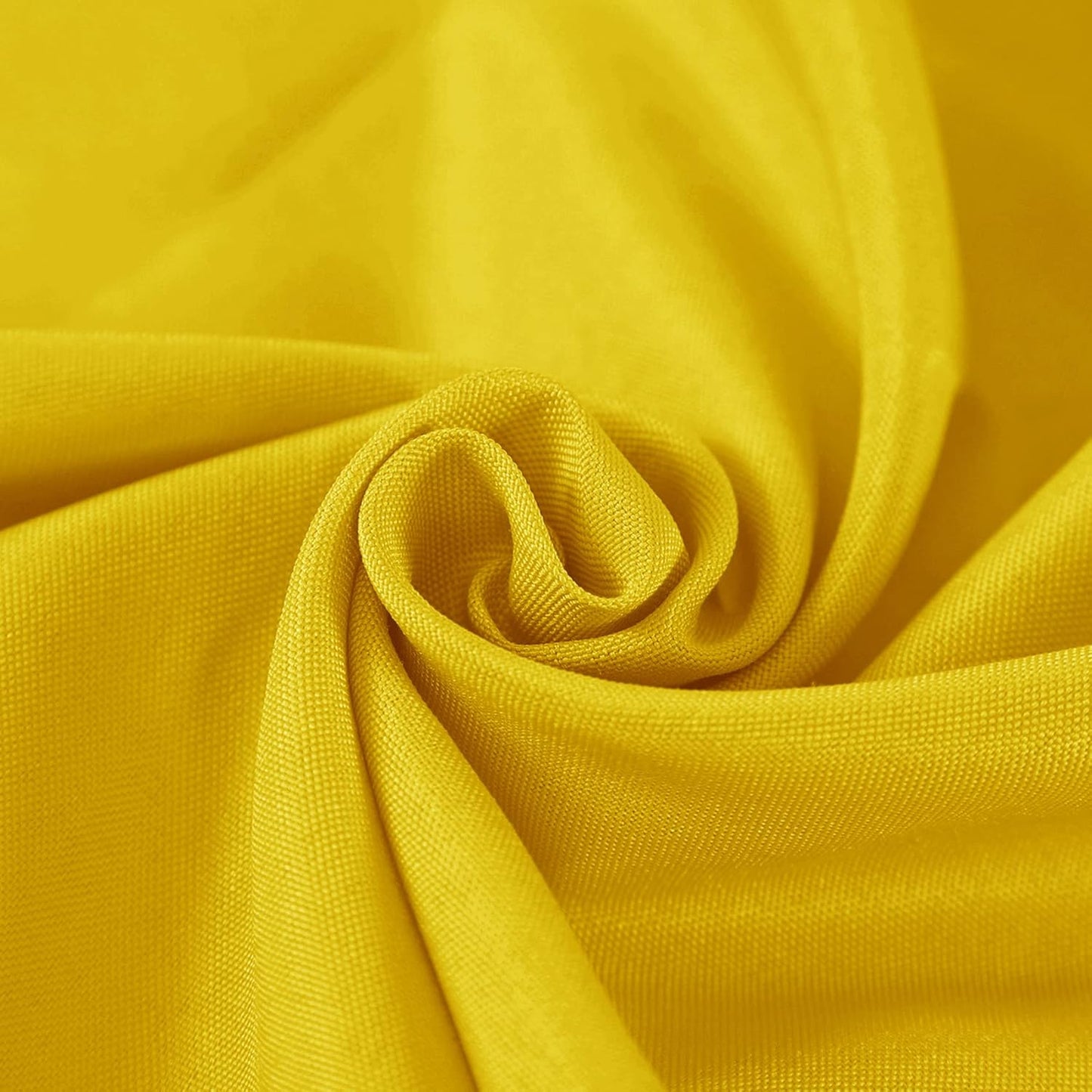 Fokitut 2 Pack Waterproof Round Tablecloth, 120 Inch, Stain Resistant and Wrinkle Polyester Table Cloth, Fabric Table Cover for Kitchen Dining, Wedding, Party, Holiday Dinner-Yellow