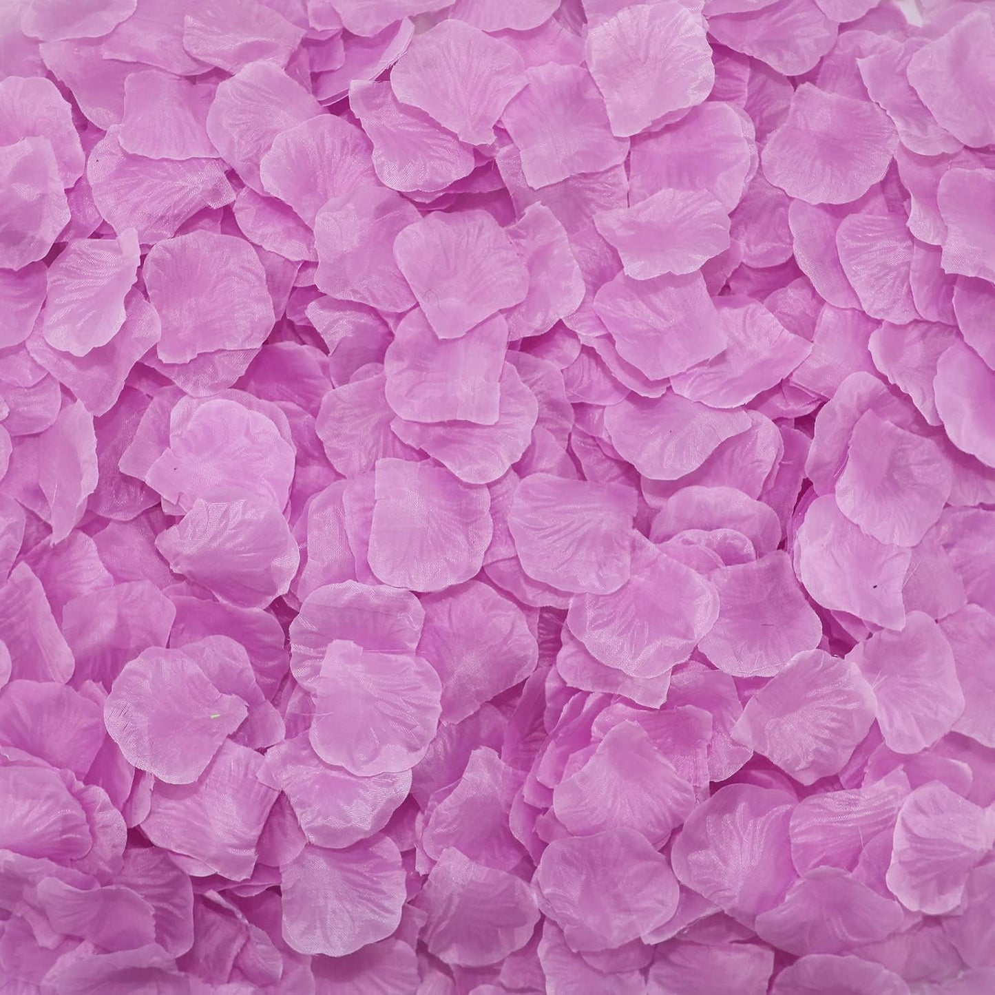 CODE FLORIST 1500 PCS Silk Rose Petals for Valentine's Day,Fake Rose Petals for Romantic Night,Wedding,Proposal Anniversary Flower Decorations(Separated,Scented,Baby Purple)