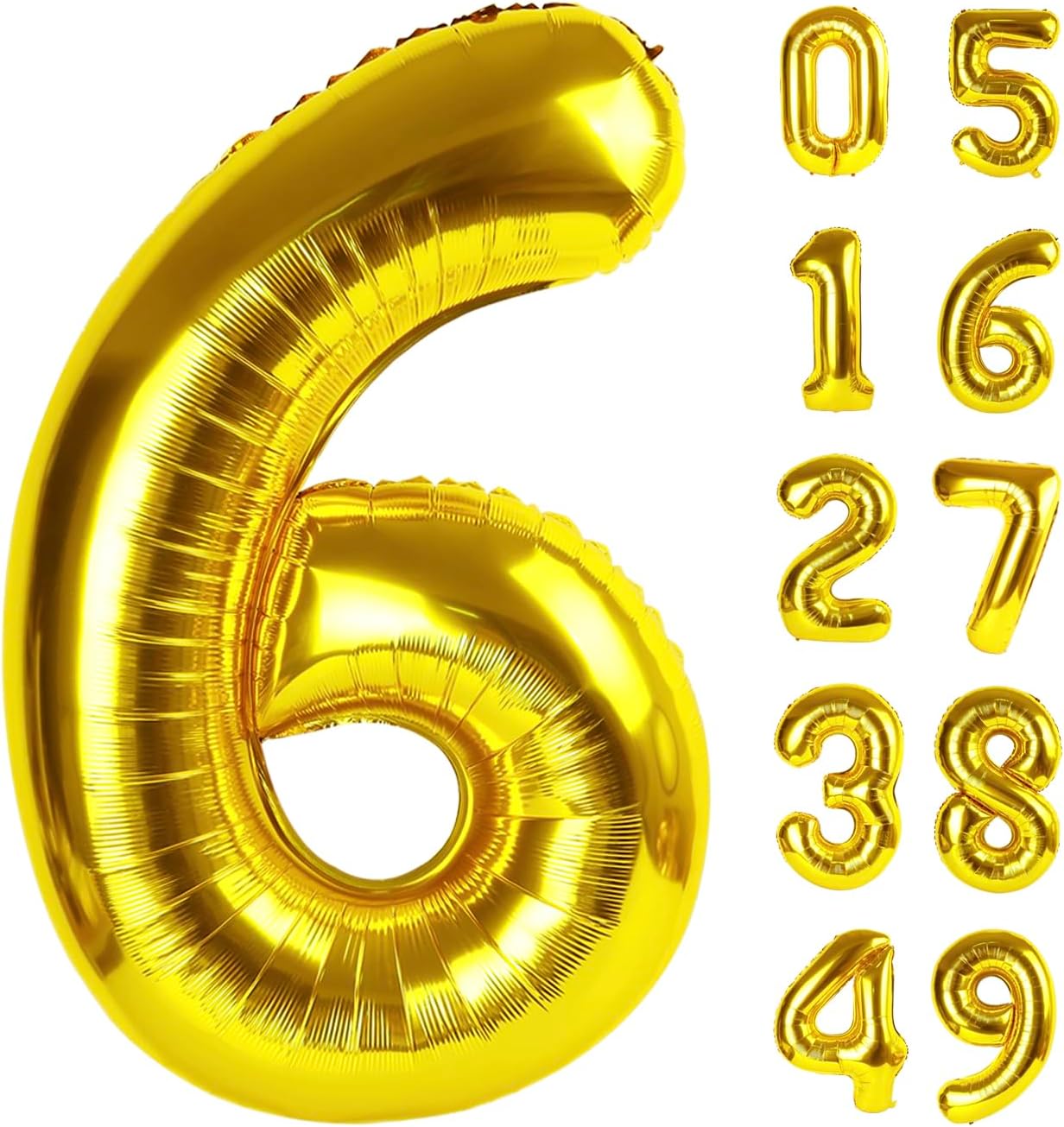 gold number balloon 2026