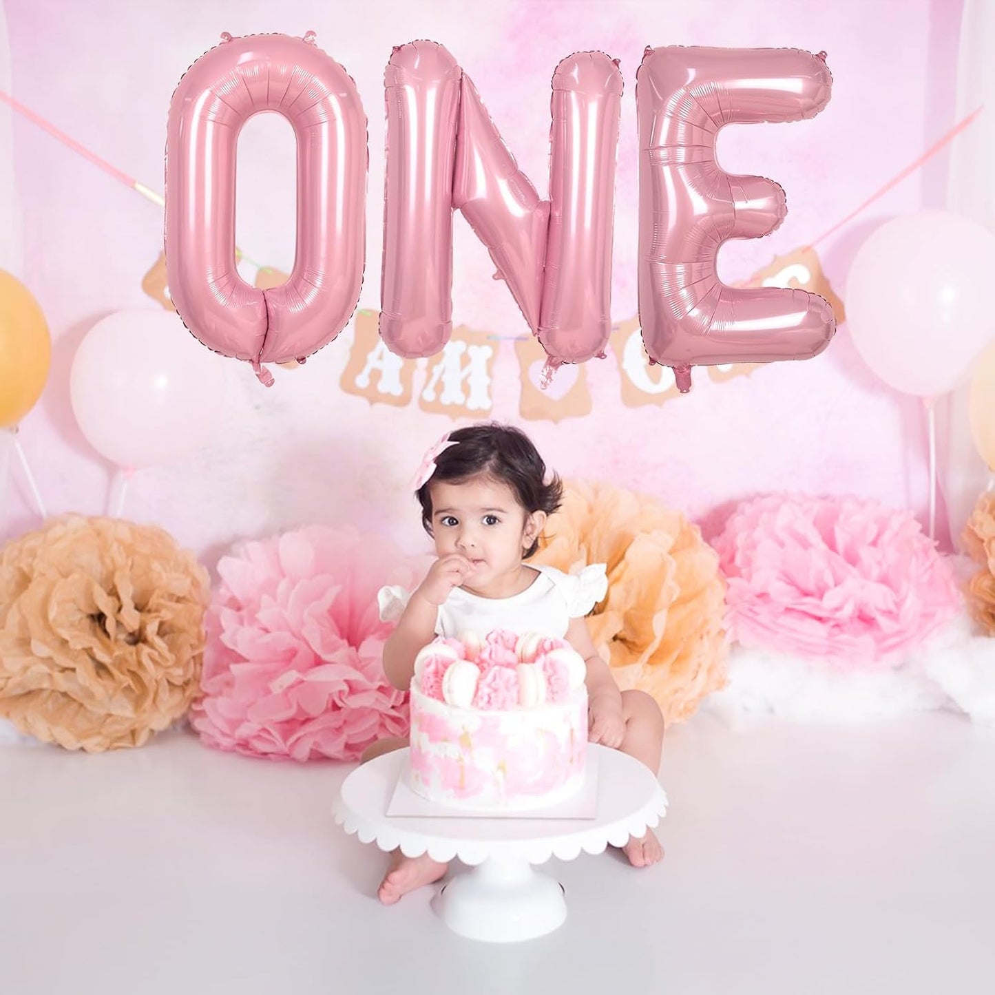 40 Inch Giant Pink Letter Balloon B, Foil Balloon Pastel Pink, Light Pink Helium Alphabet Balloon B Can Form Word OH BABY BRIDE, Mylar Letter Balloon for Women Birthday Party Decoration Supplies