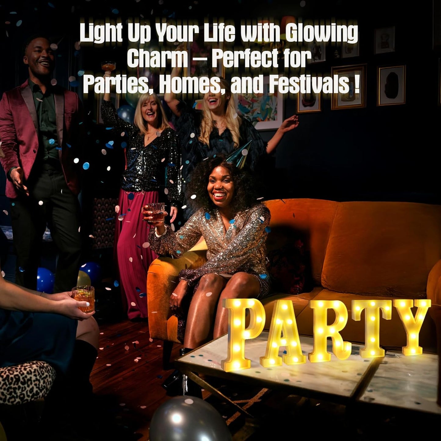 Light Up Letters I,LED Sign Marquee Letters 26 Alphabet for Party Birthday Name,Wedding,Christmas Decorations,Personalized Name Sign Letter for Centerpieces Table and Wall Decor