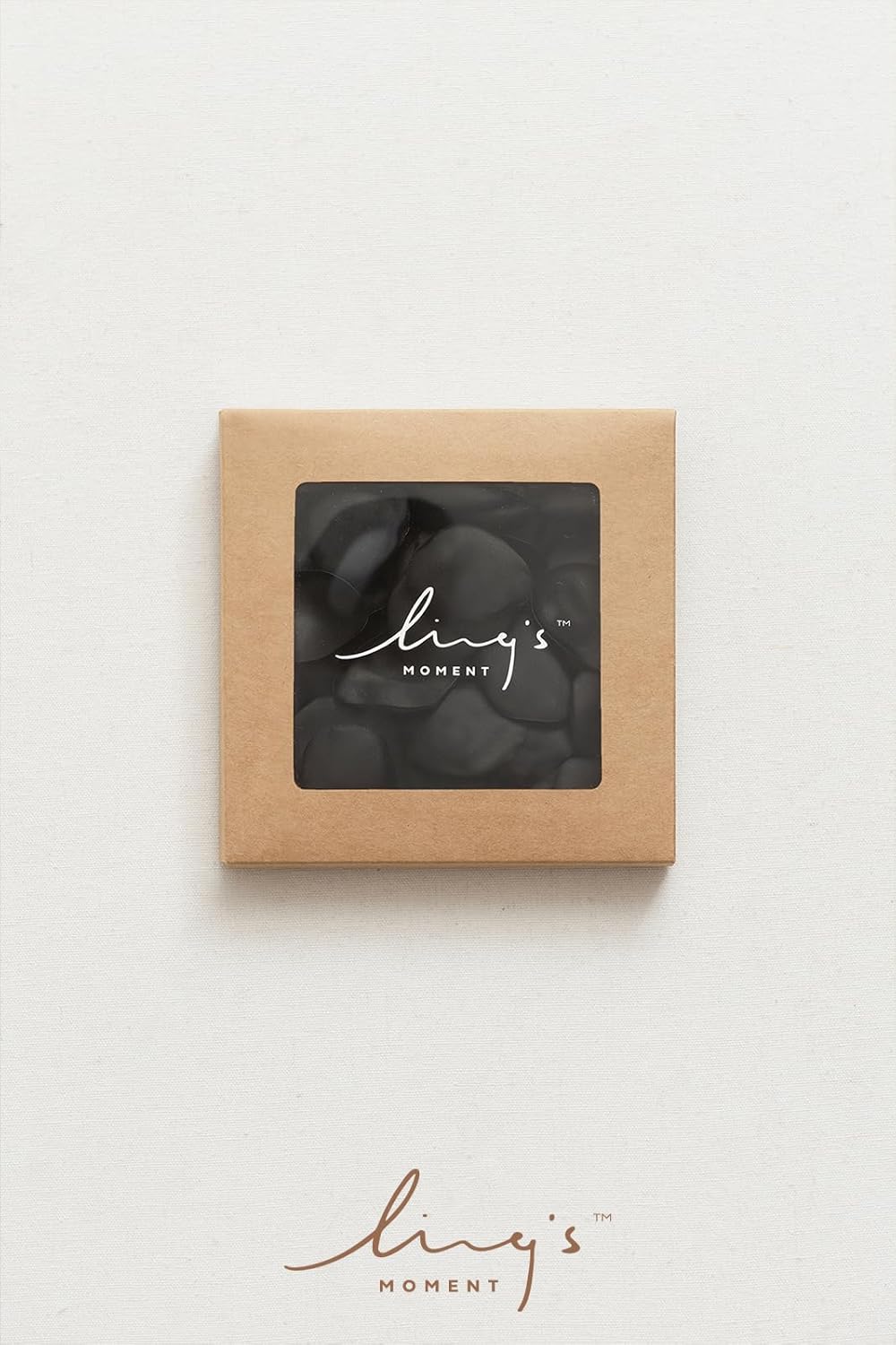 Ling's Moment Rose Petals, Silk Flower Petals for Wedding/Aisle/Flower Girl Baskets/Table Centerpiece Décor,etc.Black 200pcs