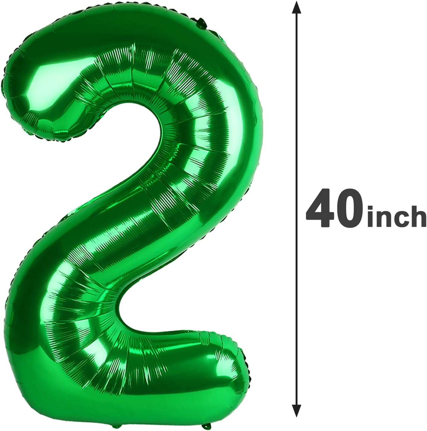 Green 40 Inch Large Number 25 Birthday Balloon, 25 Birthday Celebration Decorations, Foil 25 Mylar Helium Number 25 Balloons Anniversary Party Supplies