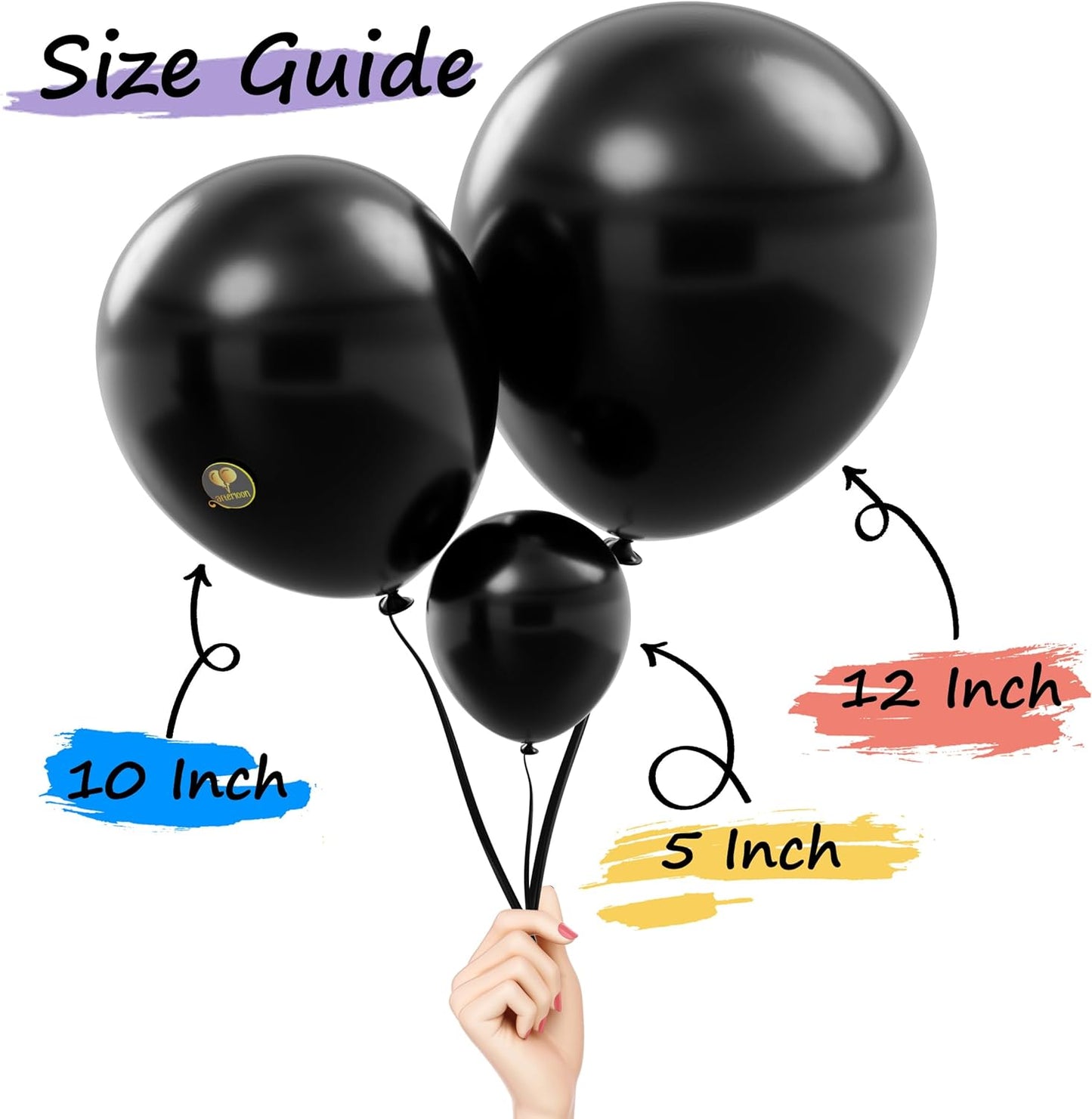 AFTERLOON® Biodegradable Balloons 24 pcs Pearlized White 10 Inch Pearl Color, Pearlescent Thickened Extra Strong Natural Latex Helium Float, Colorful Bulk Color Globos Para Decoration De Fiestas Kids