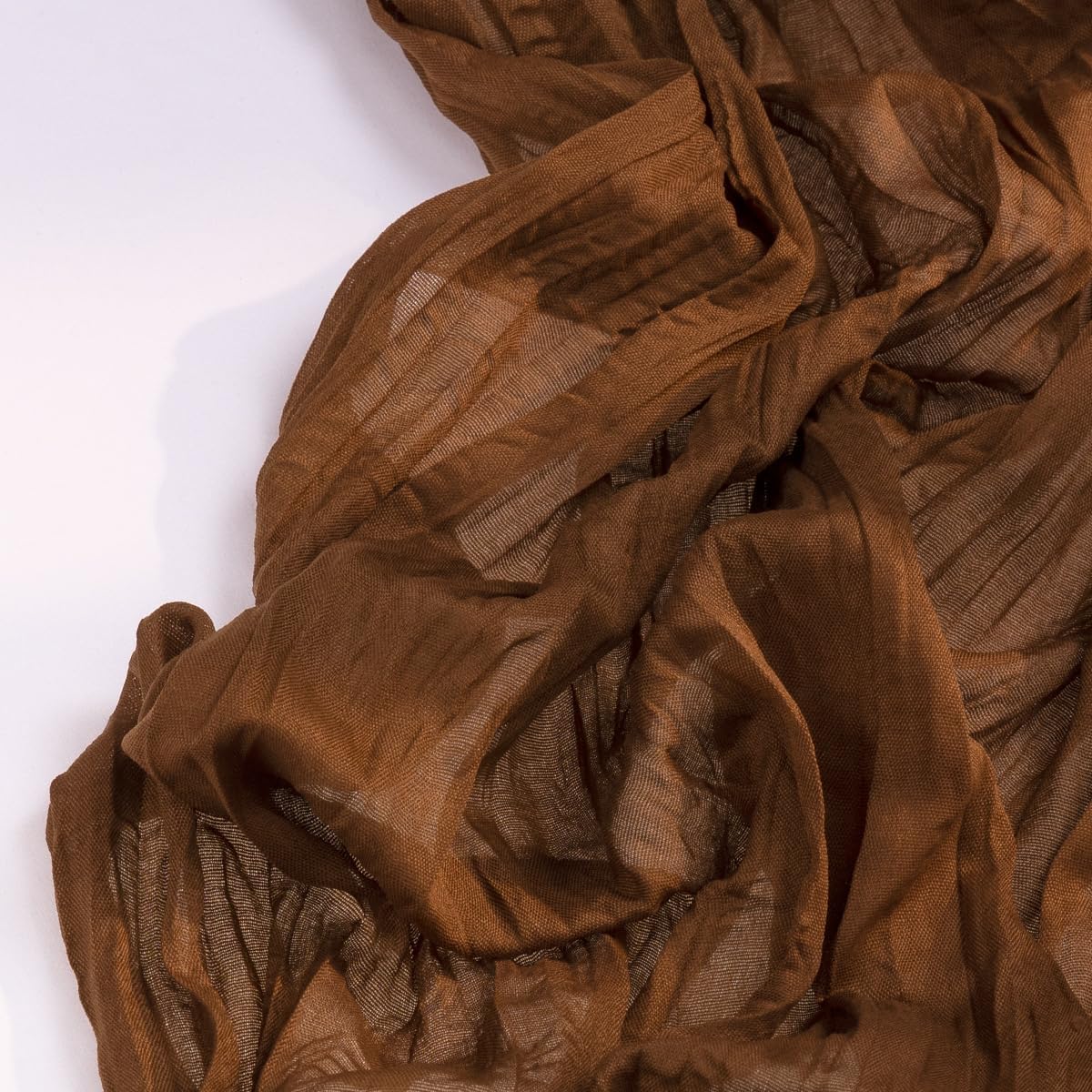 Brown Cheesecloth Table Runner Tan 6 Pack Fall Table Runners Boho Gauze 120 Inches Marron Cheese Cloth Fall Table Decorations for Thanksgiving Wedding Bridal Baby Shower Tea Party Decor