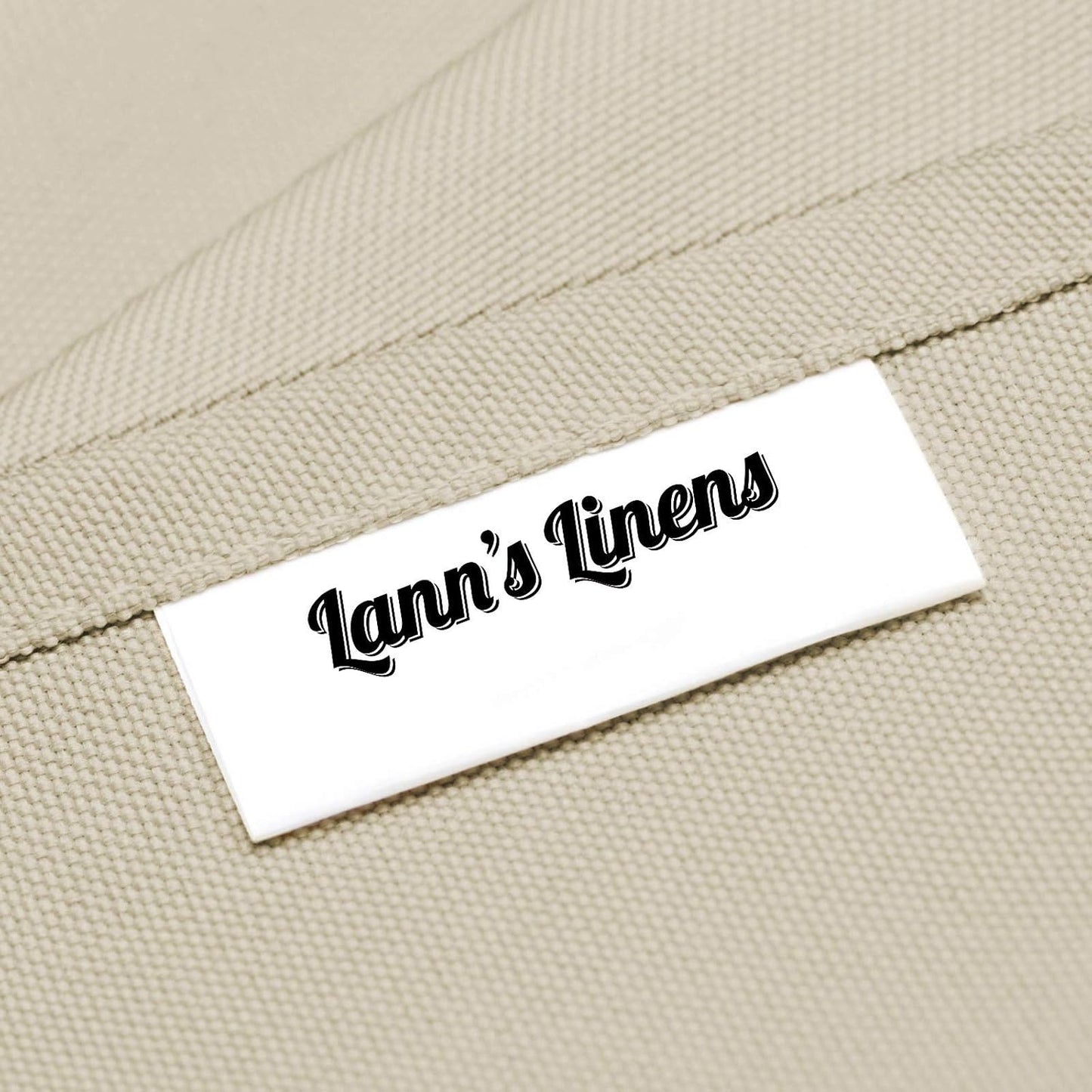 Lann's Linens - 10 Premium 108" Round Tablecloths for Wedding/Banquet/Restaurant - Polyester Fabric Table Cloths - Beige