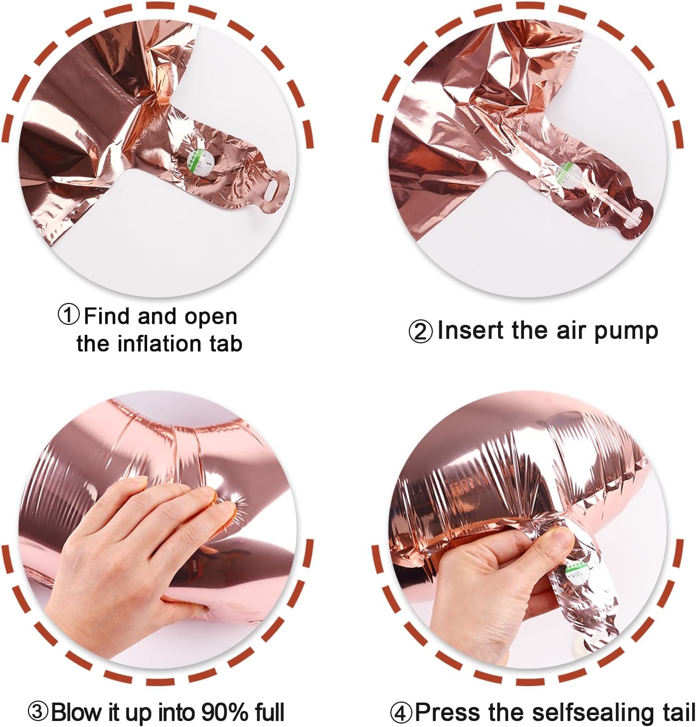 Rose Gold 40 Inch Large Number 5 Birthday Balloon, 2025 Five 5th 15 25 35 50 55 Birthday Celebration Decorations, Rose Gold Foil 5 Mylar Helium Balloons Girl Boy Anniversary Party Supplies