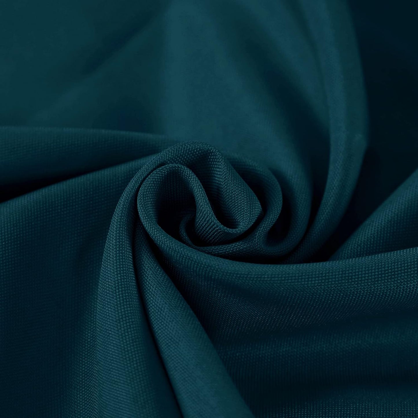 Fokitut 2 Pack Waterproof Round Tablecloth, 90 Inch, Stain Resistant and Wrinkle Polyester Table Cloth, Fabric Table Cover for Kitchen Dining, Wedding, Party, Holiday Dinner-Peacock Blue