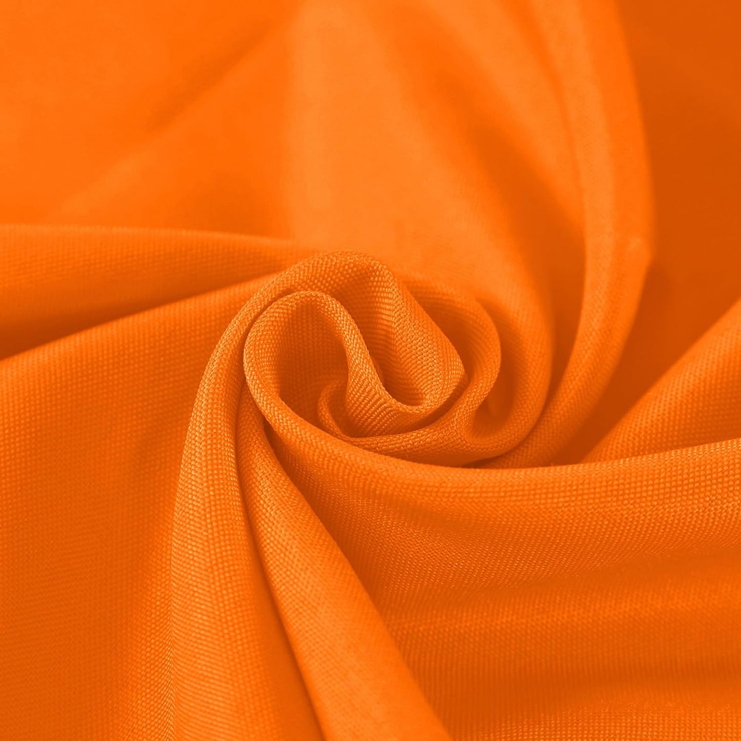 Fokitut 2 Pack Waterproof Round Tablecloth, 60 Inch, Stain Resistant and Wrinkle Polyester Table Cloth, Fabric Table Cover for Kitchen Dining, Wedding, Party, Holiday Dinner-Orange