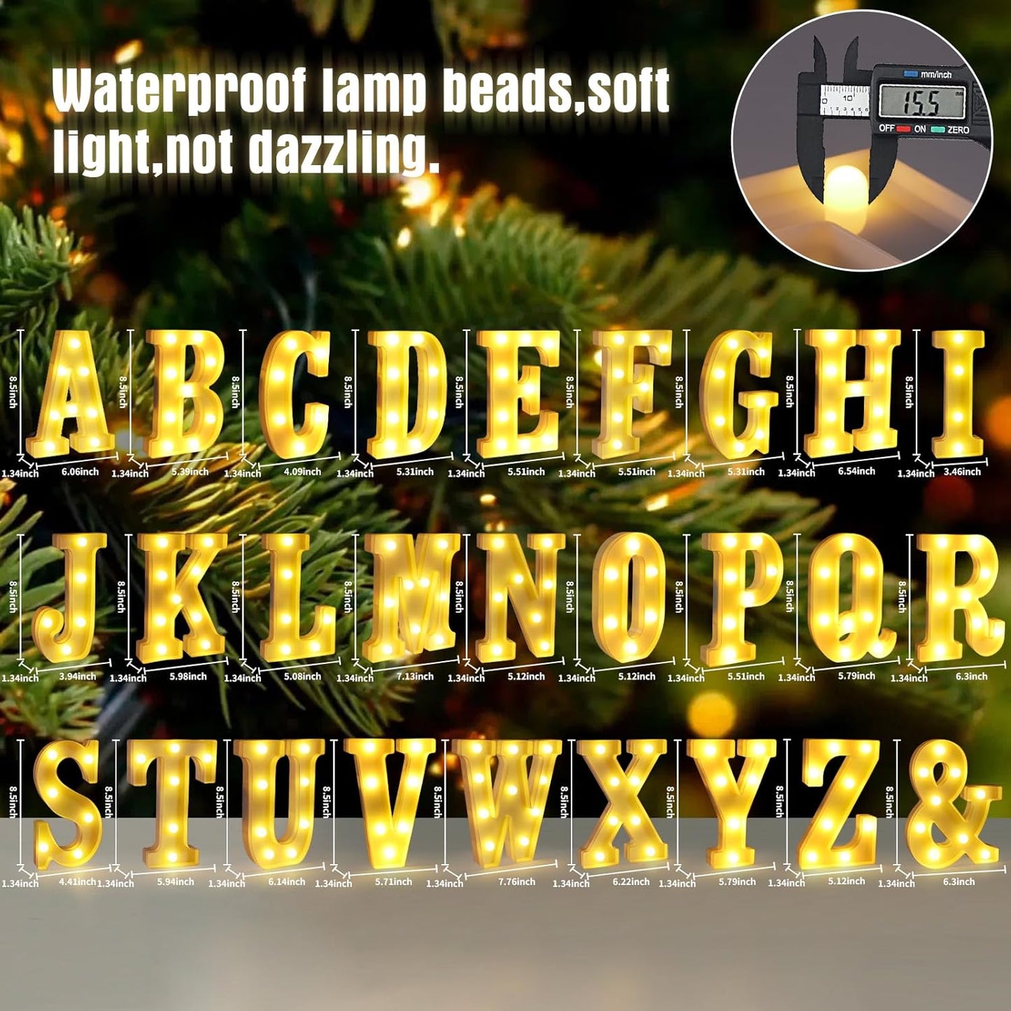 Light Up Letters G,LED Sign Marquee Letters 26 Alphabet for Party Birthday Name,Wedding,Christmas Decorations,Personalized Name Sign Letter for Centerpieces Table and Wall Decor
