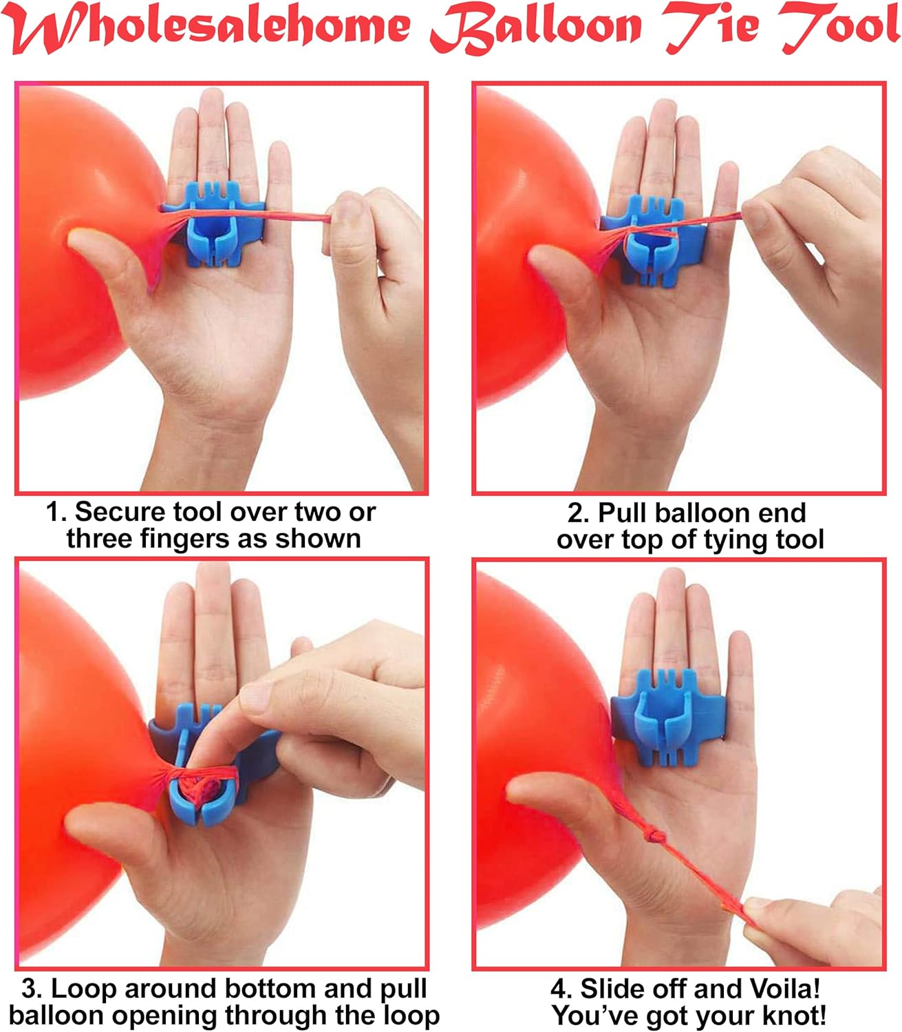 Helium Tank for Balloons At Home, 14.9 Cu Ft Helium Balloon Pump Kit with 50 Assorted Latex Balloons, White Curling Ribbon and Wholesalehome Balloon Tie Tool, 2 Pack