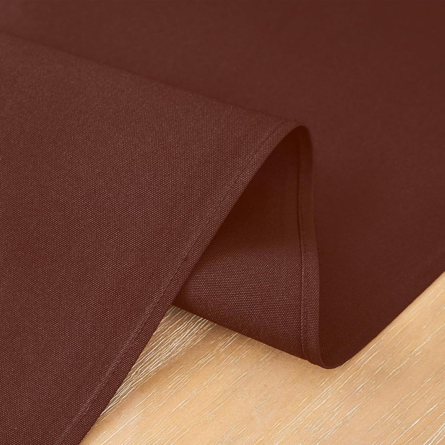 2 Pack Chocolate Small Short Table Runner 12 x 36 Inch Solid Color Runners Coffee Table Dresser for Daily Party Home Decoration