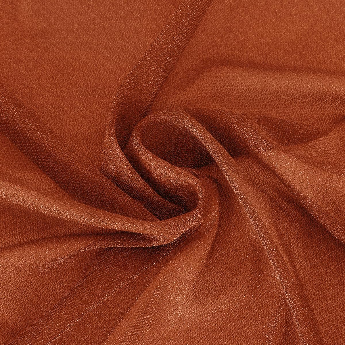 Fall Terracotta 2 Panels Wedding Arch Draping Fabric 29" x 20Ft Sheer Drapes Outdoor Curtain for Wedding Party Baby Bridal Shower Arch Ceiling Backdrop Decor