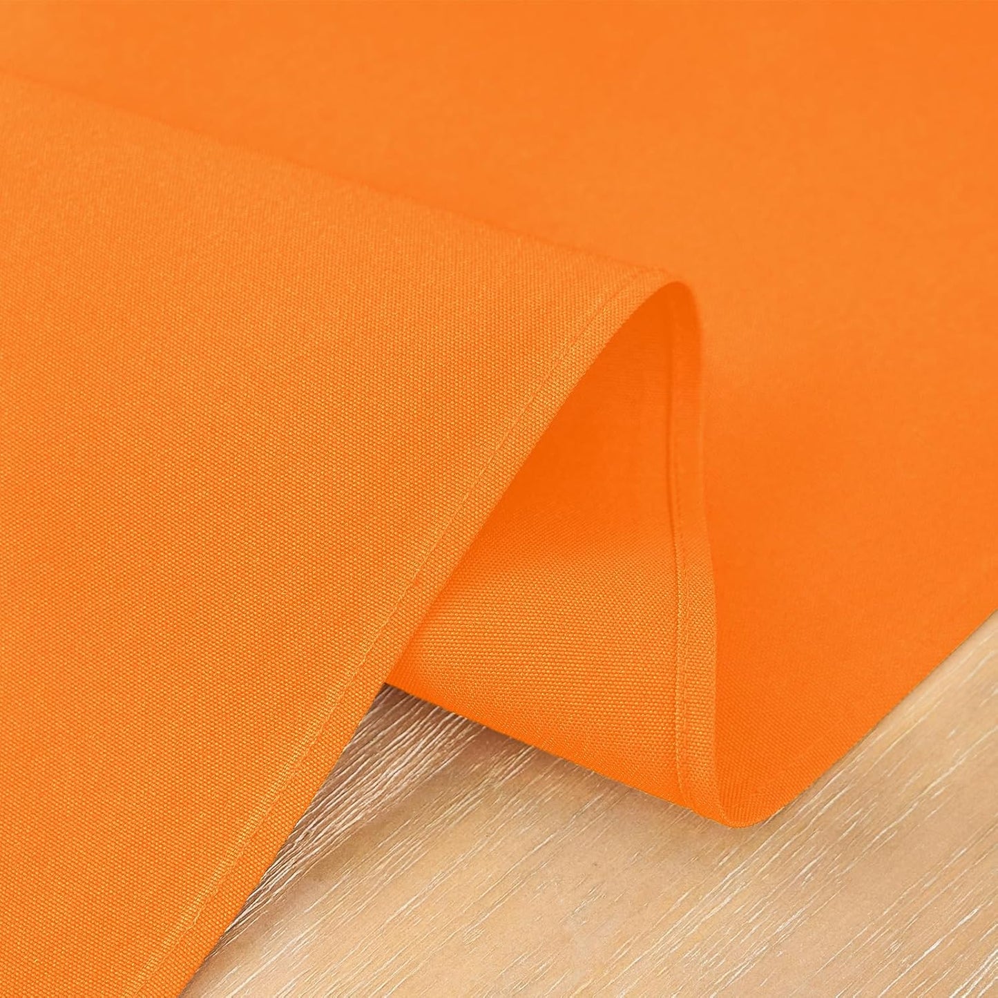 2 Pack Orange Table Runner 12 x 72 Inch Solid Color Farmhouse Runners Coffee Table Dresser for Daily Party Home Decoration