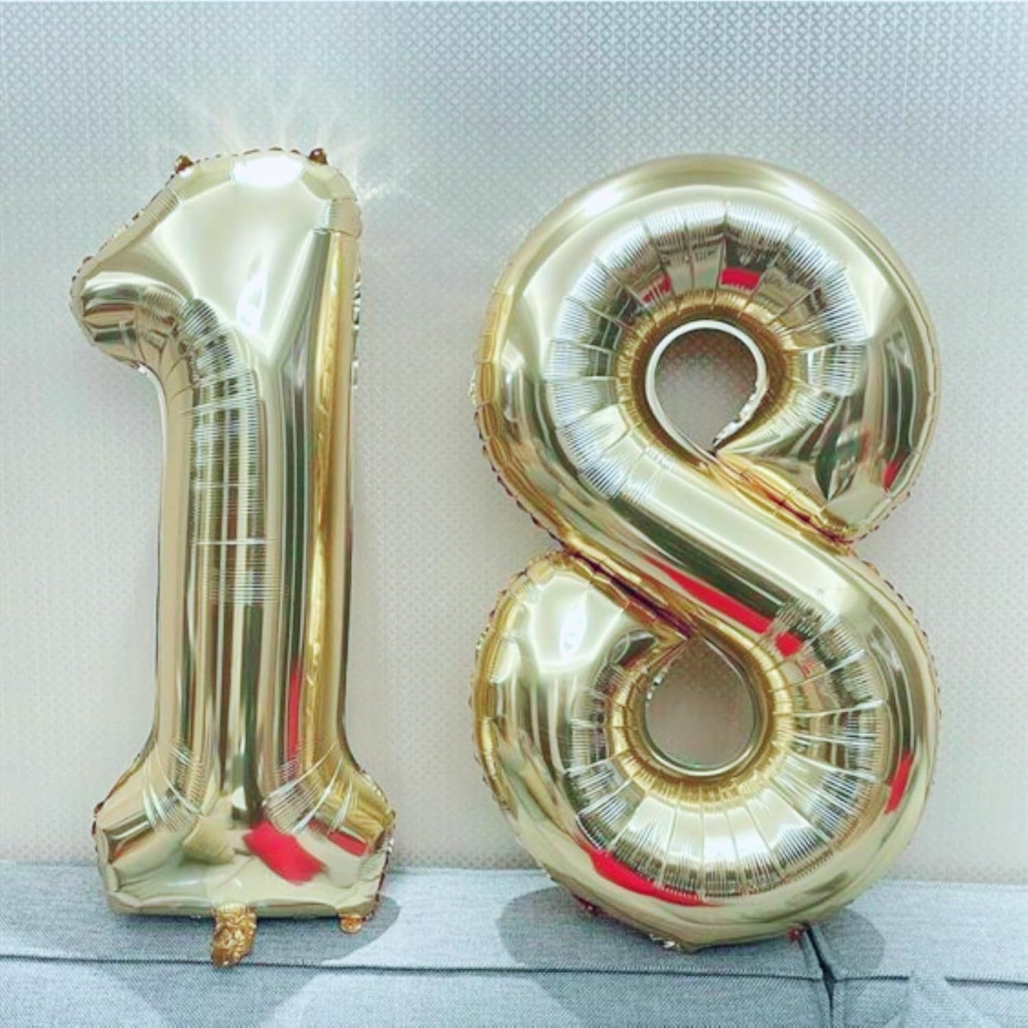 40 Inch Numbers 8 Light Gold Large Balloon Digital 8 for Birthday Party, 0-9 Birthday Party Decorations,Foil Mylar Big Number 8 Wedding Graduations Photo Shoot Decorations(Number 8)
