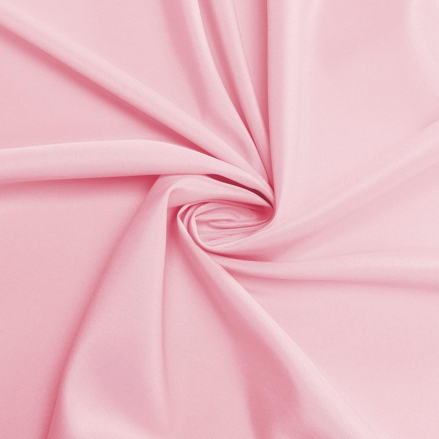 sancua Round Tablecloth - 70 Inch - Water Resistant Spill Proof Washable Polyester Table Cloth Decorative Fabric Table Cover for Dining Tables, Buffet Parties and Camping, Pink