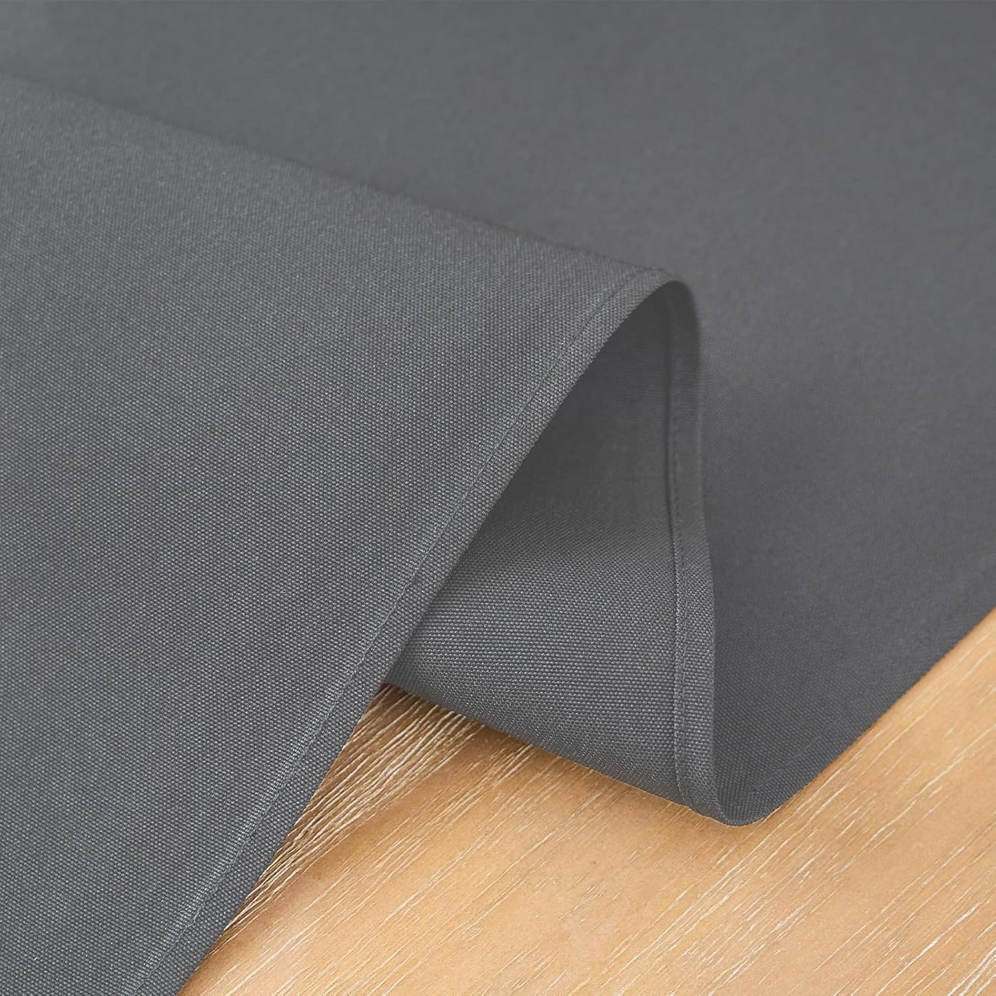 2 Pack Grey Table Runner 12 x 72 Inch Solid Color Farmhouse Runners Coffee Table Dresser for Daily Party Home Decoration