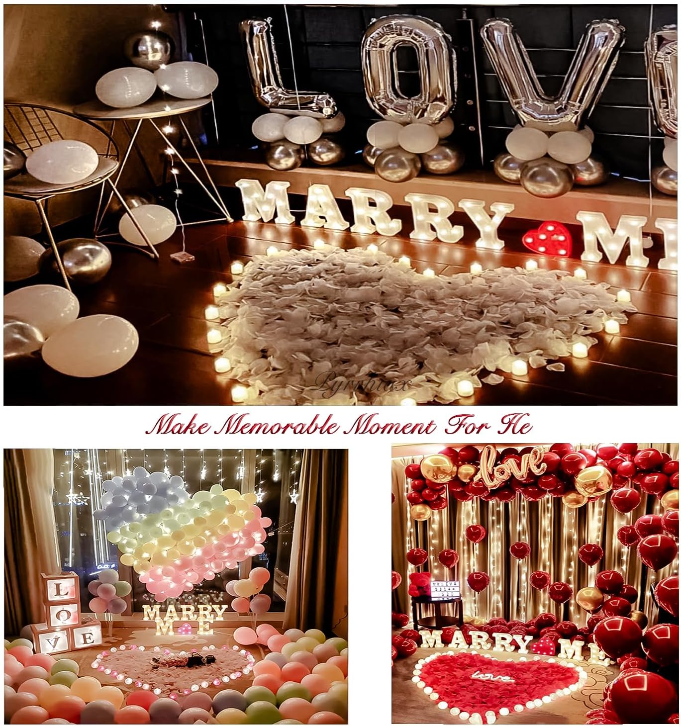 1000Pieces Rose Petals, Artificial Flower Petals Fake Rose Petals Silk Red Rose Petals for Romantic Night,Wedding,Proposal Anniversary Flower Decorations (Light Blue)