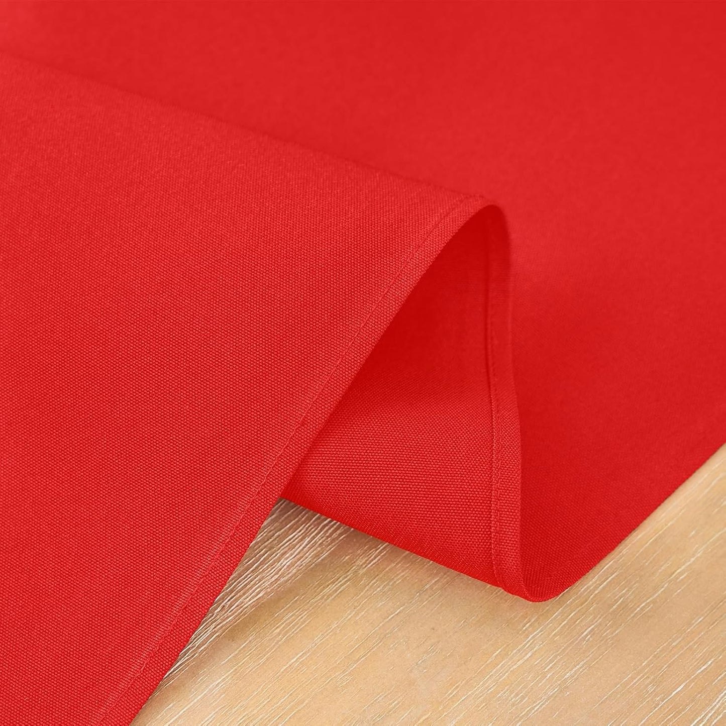 2 Pack Red Table Runner 12 x 90 Inch Solid Color Farmhouse Runners Coffee Table Dresser for Daily Party Home Decoration