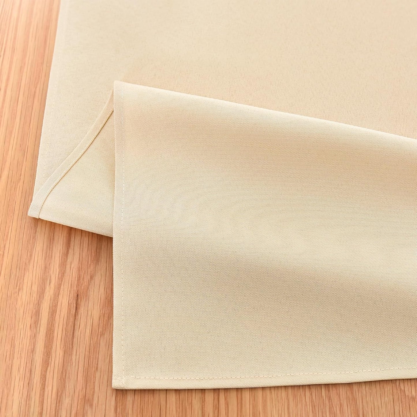 Farmhouse Beige Table Runner Small Short Table Runners 36 Inches Coffee Table Runner for Dresser Living Room Bedroom Holiday Party Banquet 12X36 Inch
