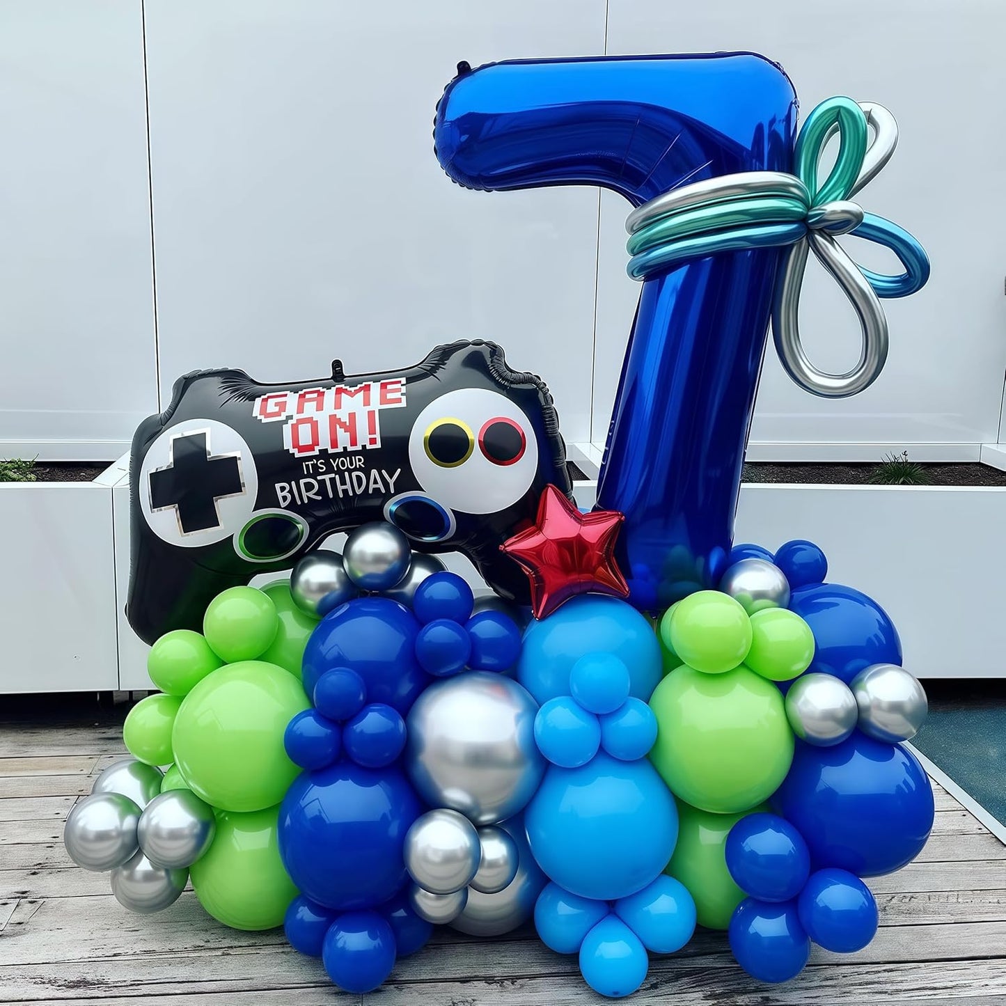 Navy Blue 3 Balloon Number,40 Inch Number 3 Balloon Big Dark Blue 3 Foil Mylar Helium Balloon for Birthday Party Decorations