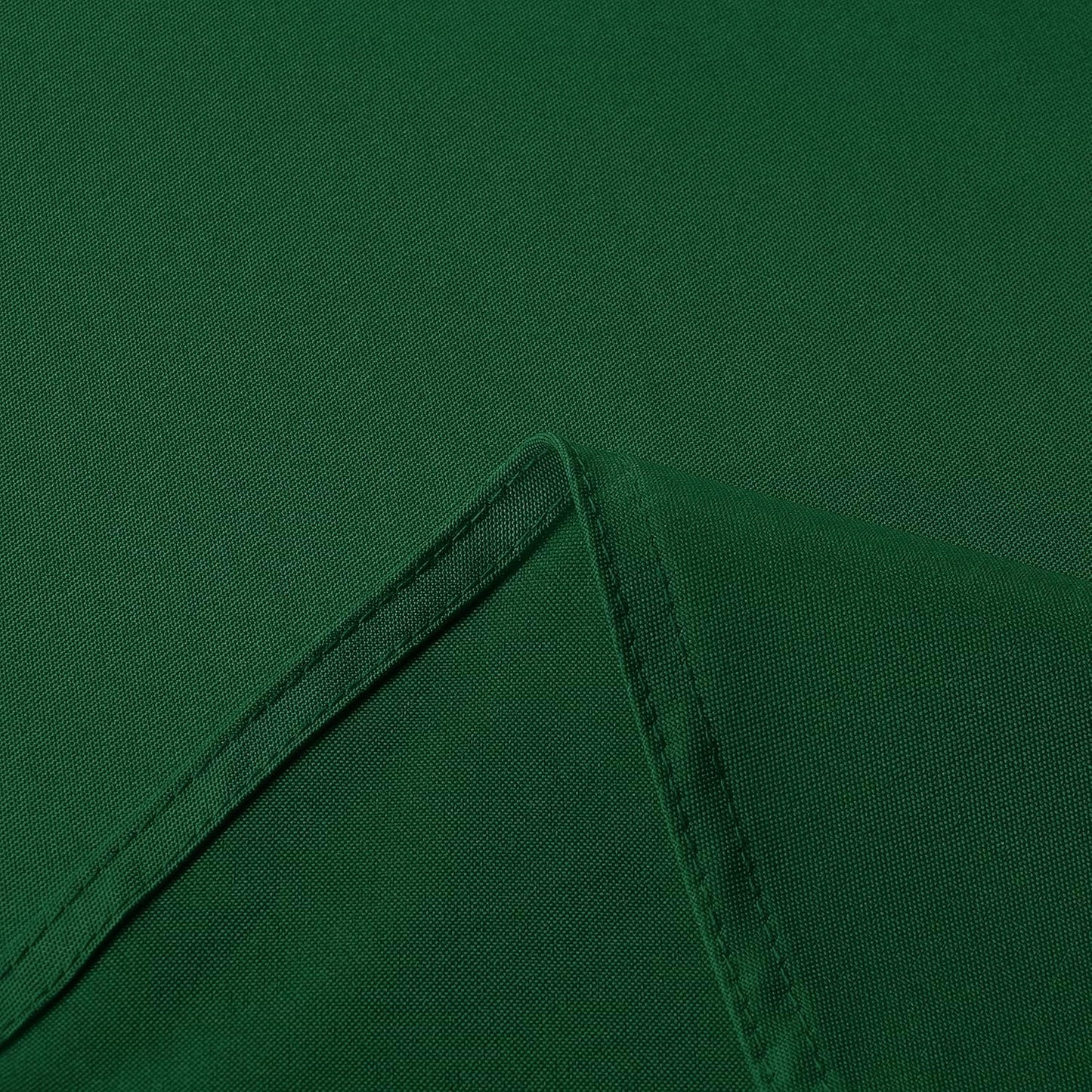 sancua Round Tablecloth - 48 Inch - Water Resistant Spill Proof Washable Polyester Table Cloth Decorative Fabric Table Cover for Dining Tables, Buffet Parties and Camping, Hunter Green