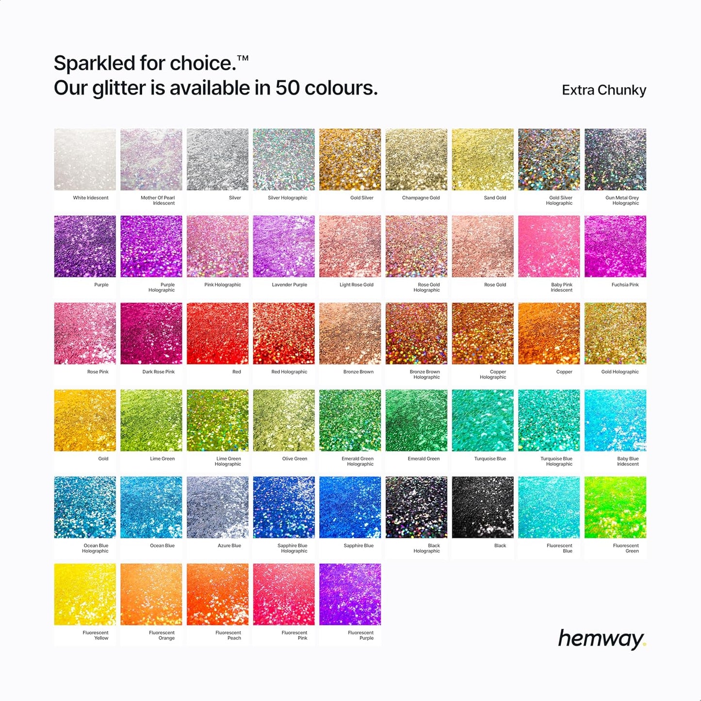 Hemway Eco Friendly Biodegradable Glitter 100g / 3.5oz Bio Cosmetic Safe Sparkle Vegan for Face, Eyeshadow, Body, Hair, Nail and Festival Makeup - Extra Chunky (1/24" 0.040" 1mm) - Pink Holographic